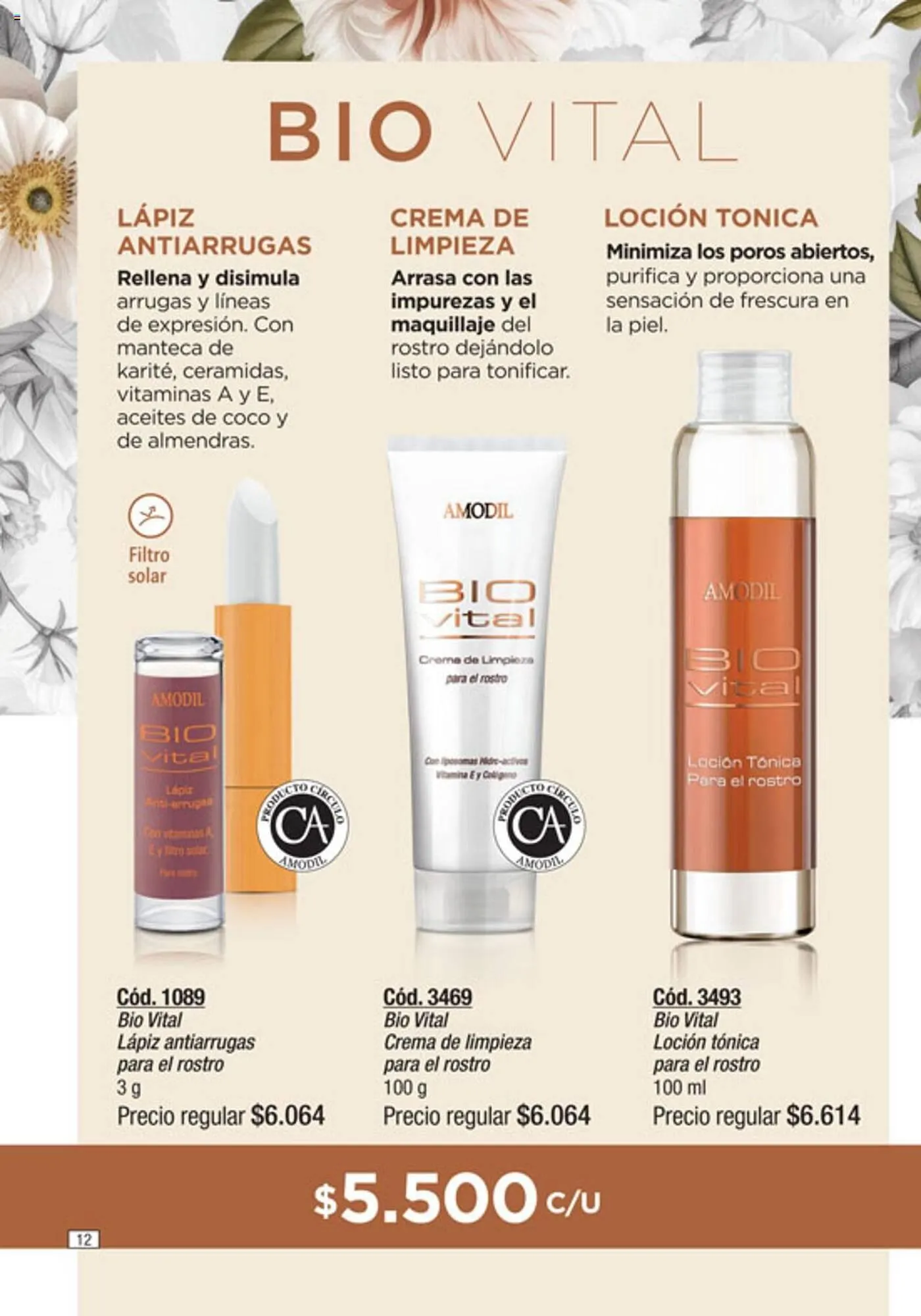 Ofertas de Catálogo Amodil 2 de octubre al 15 de octubre 2024 - Página 12 del catálogo