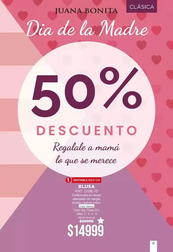 Ofertas de Juana Bonita Catálogo 1024 & 1124 1 de octubre al 15 de octubre 2024 - Página 100 del catálogo