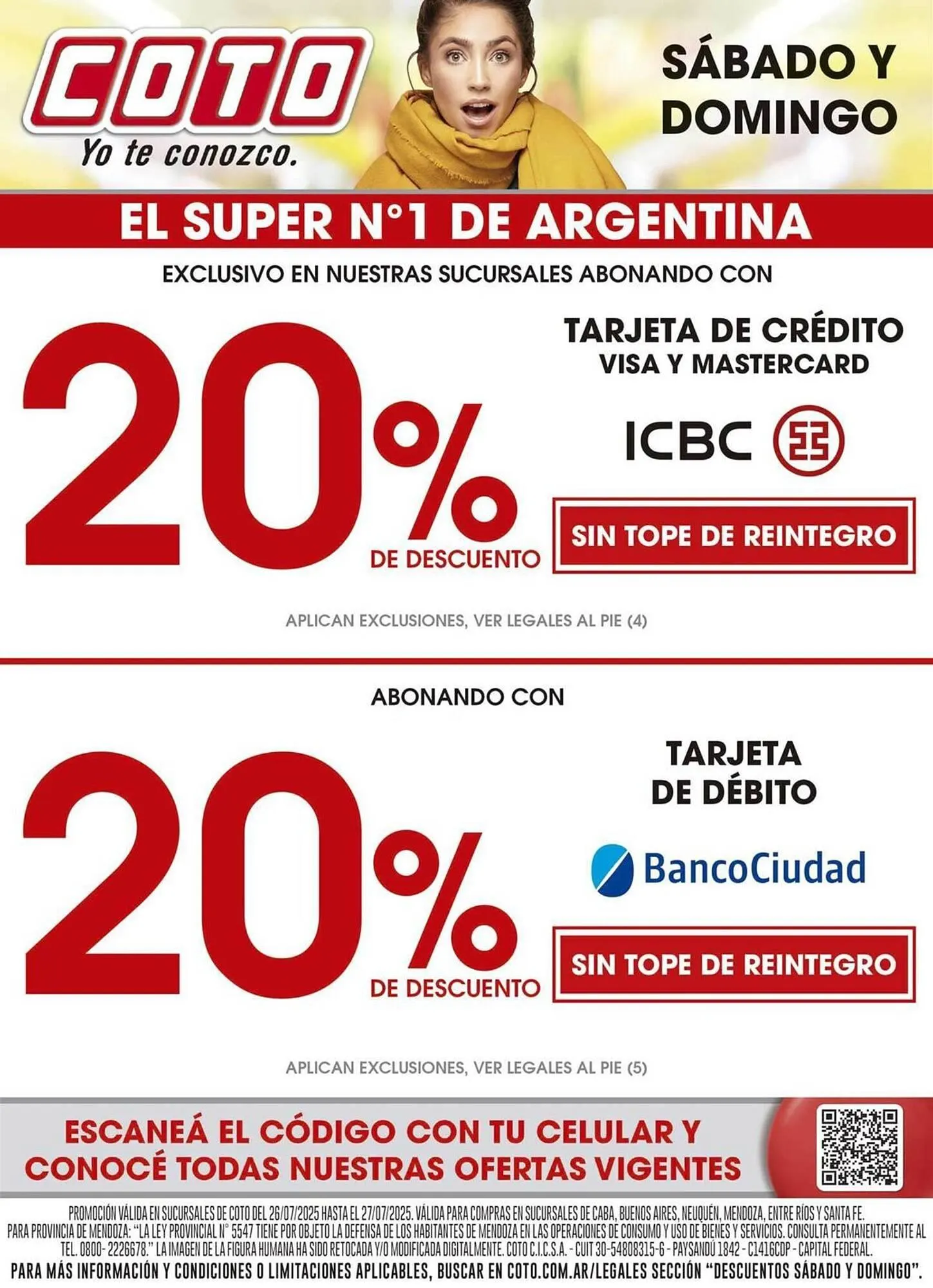 Ofertas de Catálogo Coto 26 de julio al 27 de julio 2025 - Página 1 del catálogo