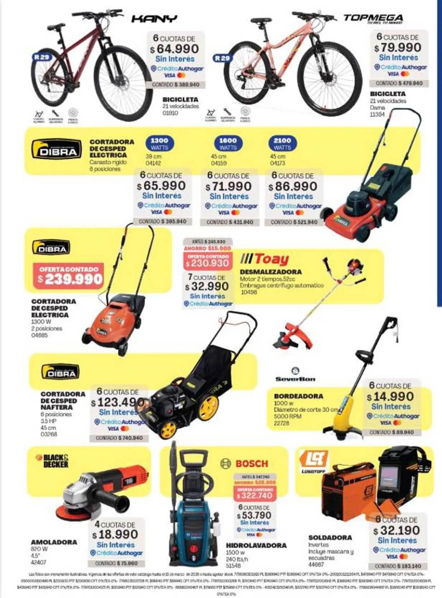 Ofertas de Revista Authogar 6 de marzo al 31 de marzo 2026 - Página 56 del catálogo