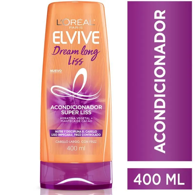 Acondicionador Elvive Dream Long Liss x 400 cc.