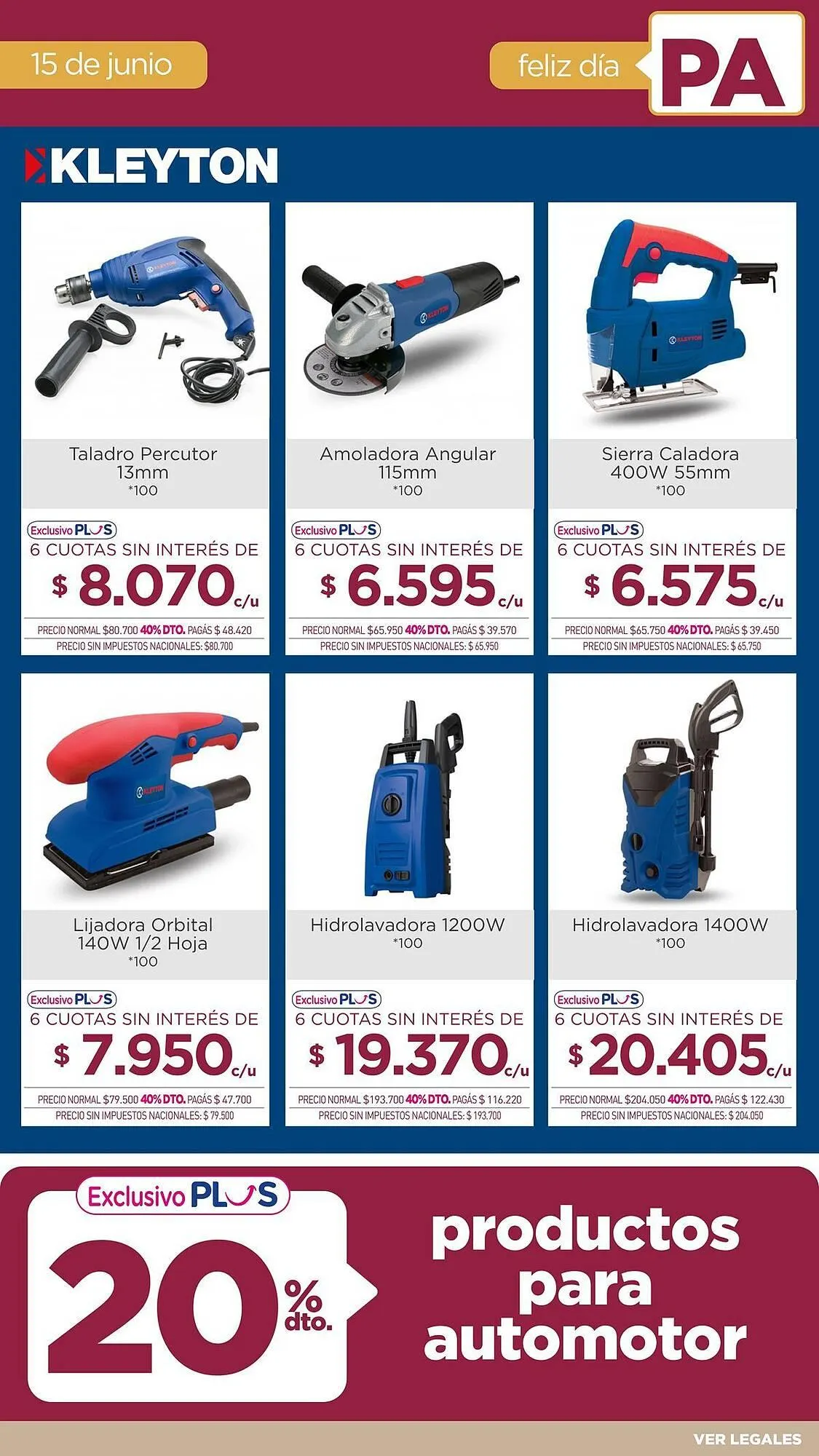 Ofertas de Catálogo La Anonima 15 de junio al 15 de junio 2025 - Página 9 del catálogo