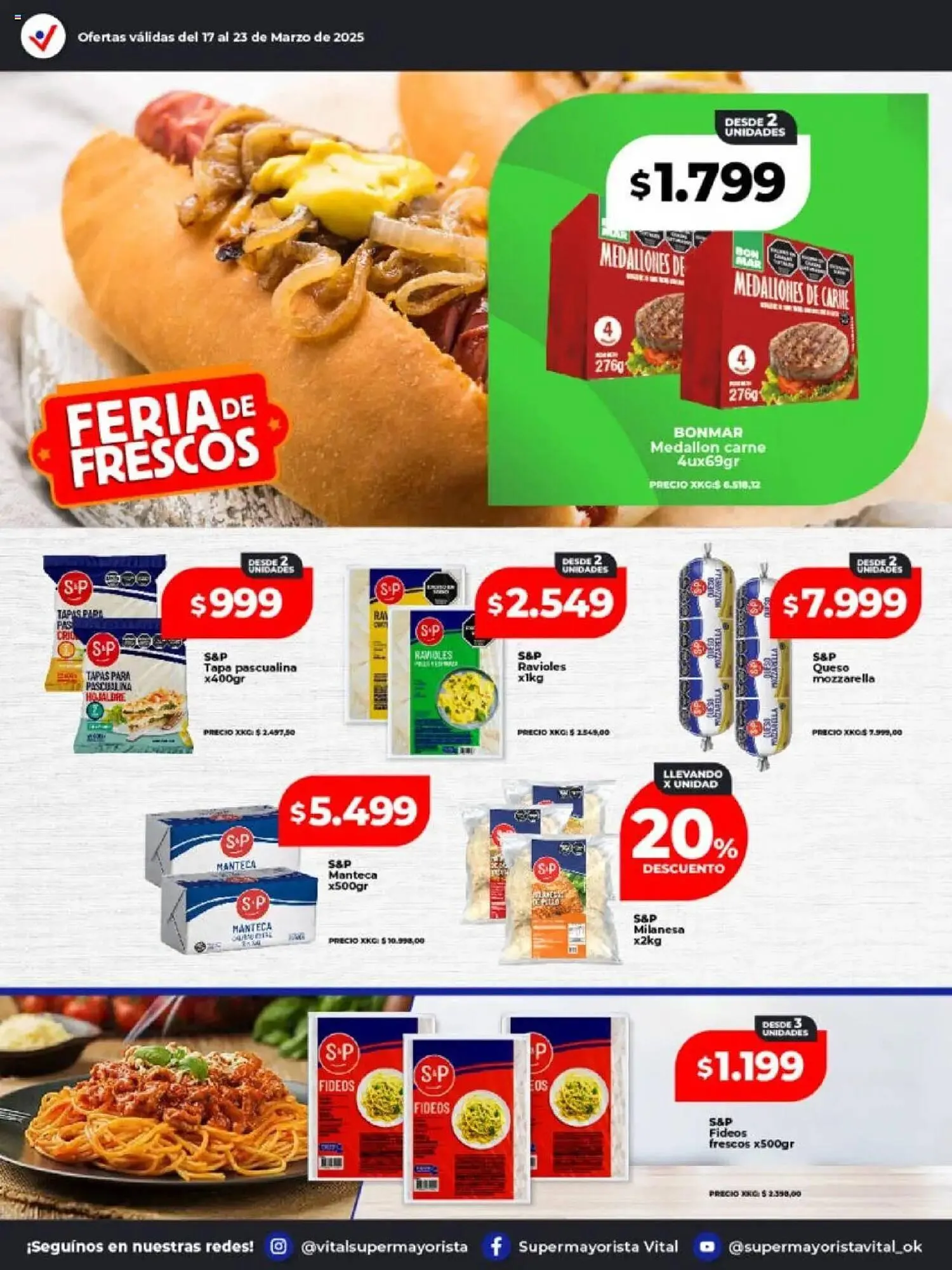 Ofertas de Catálogo Supermayorista Vital 17 de marzo al 23 de marzo 2025 - Página 28 del catálogo