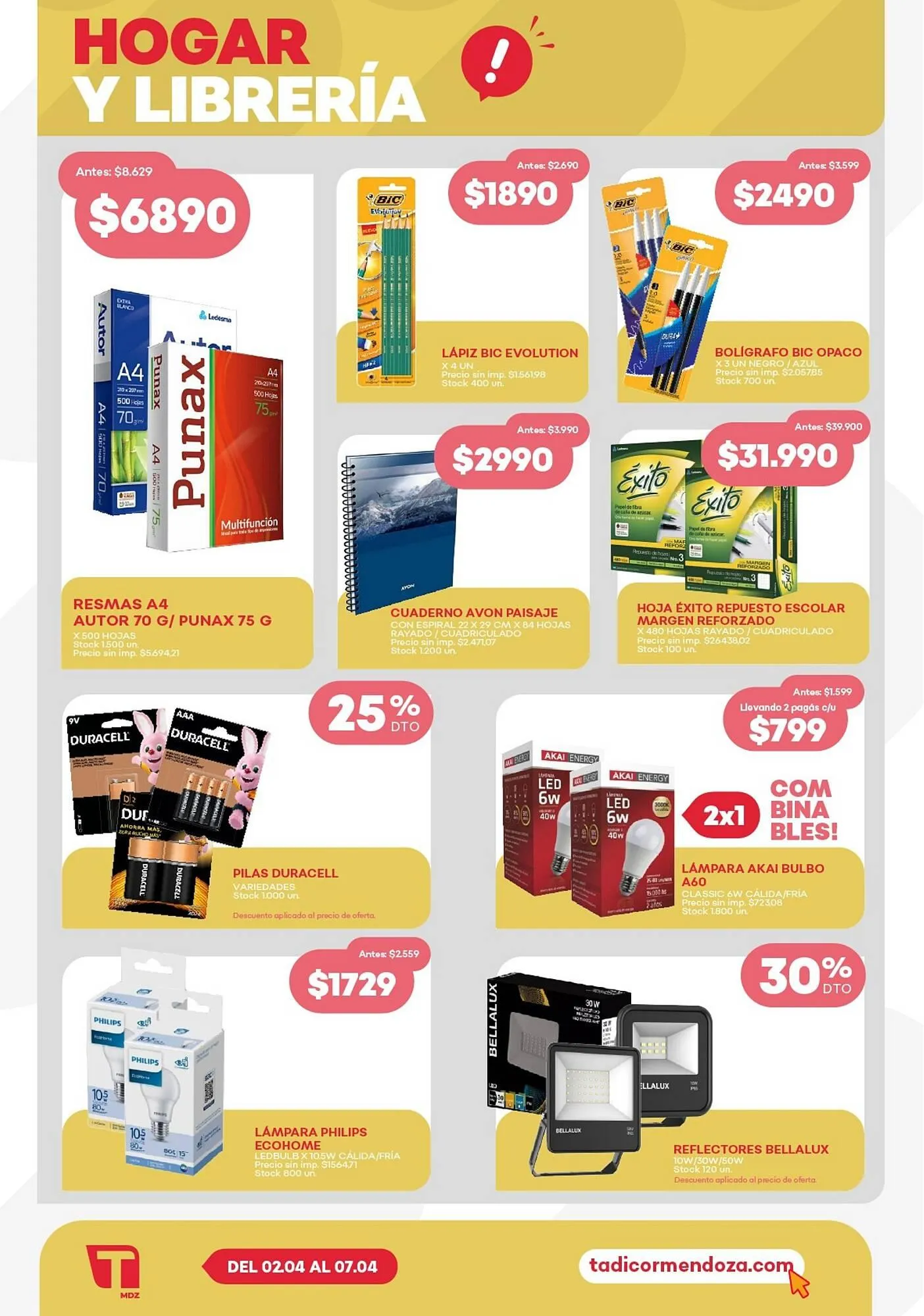 Ofertas de Catálogo Supermercados Tadicor 1 de abril al 7 de abril 2026 - Página 6 del catálogo