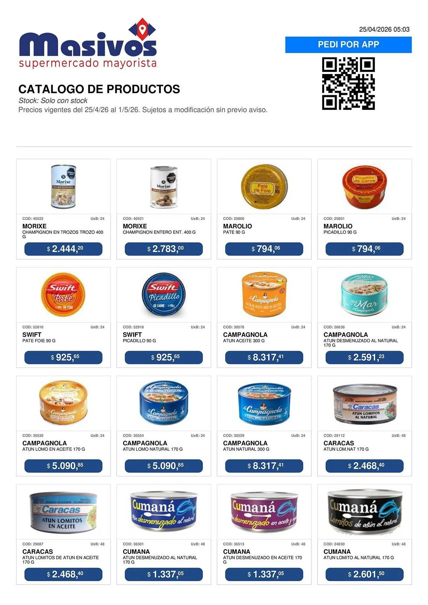 Ofertas de Catálogo Masivos 25 de abril al 1 de mayo 2026 - Página 15 del catálogo