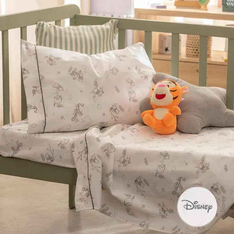 Juego de Sabanas Cuna Funcional Amigos Winnie Pooh