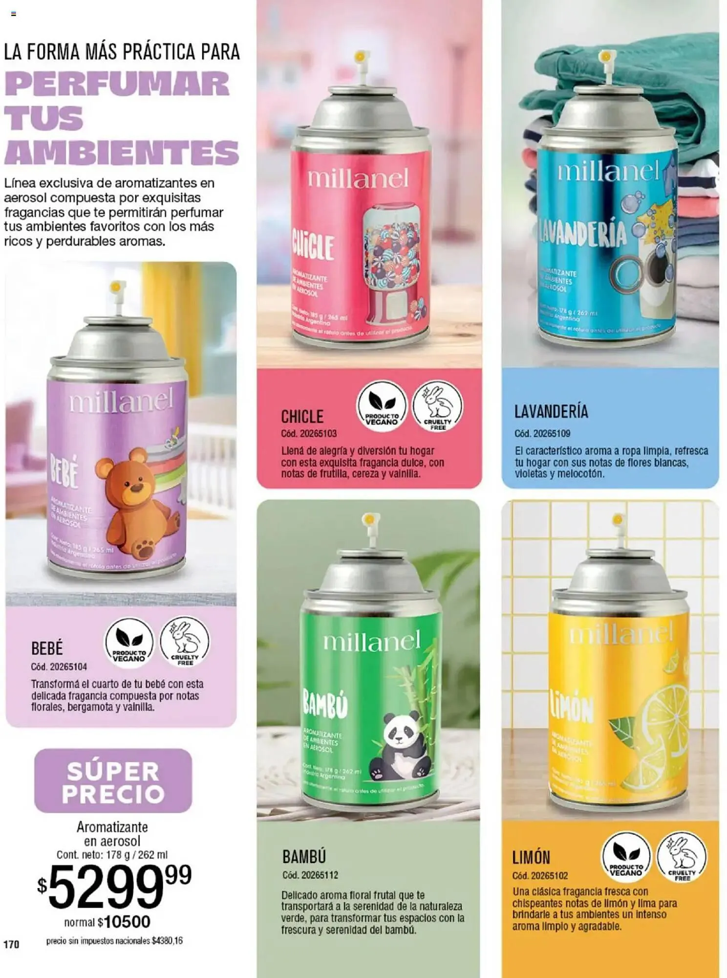 Ofertas de Catálogo Millanel Cosmética 15 de septiembre al 20 de octubre 2025 - Página 170 del catálogo
