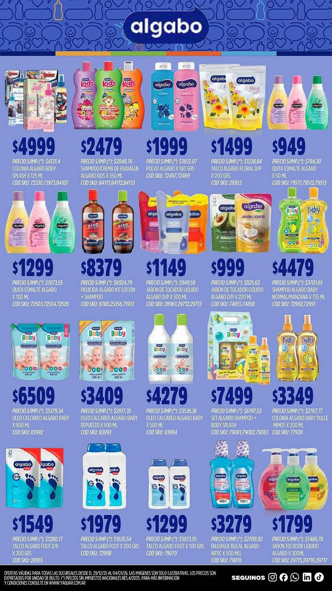 Ofertas de Catálogo Supermercados Yaguar 29 de diciembre al 4 de enero 2026 - Página 3 del catálogo