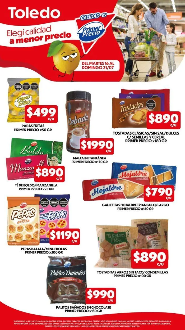 Ofertas de Catálogo Supermercados Toledo 16 de julio al 21 de julio 2024 - Página 10 del catálogo