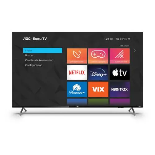 Smart TV Led 4K UHD 50” AOC Roku 50U6125/77G