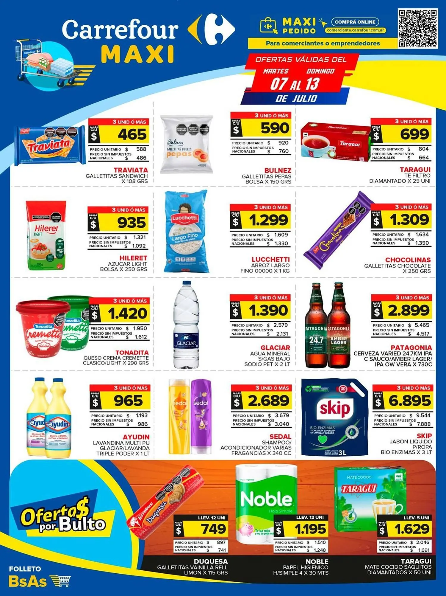 Ofertas de Catálogo Carrefour Maxi 7 de julio al 13 de julio 2025 - Página 1 del catálogo