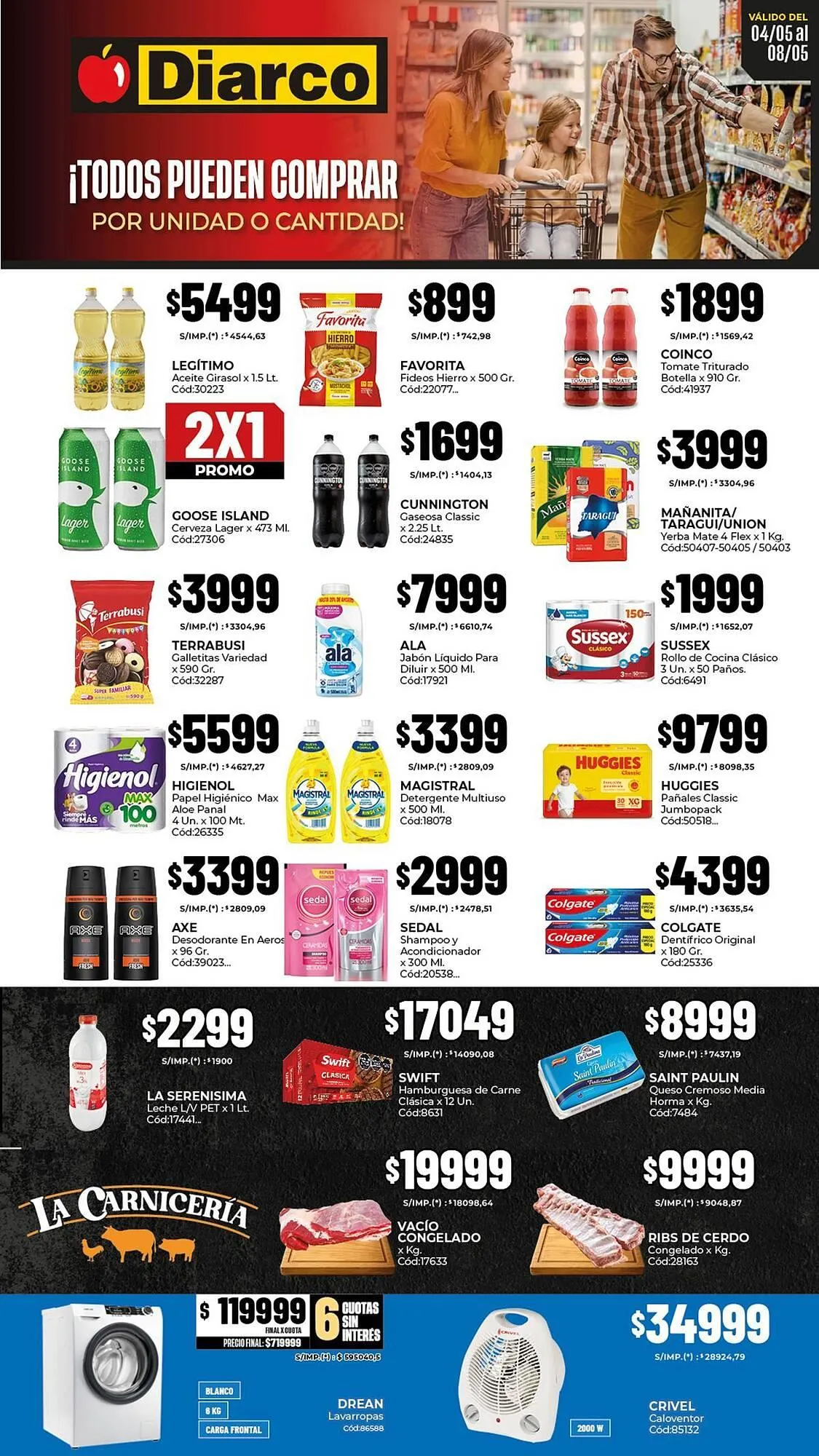 Ofertas de Catálogo Diarco 4 de mayo al 8 de mayo 2026 - Página 1 del catálogo