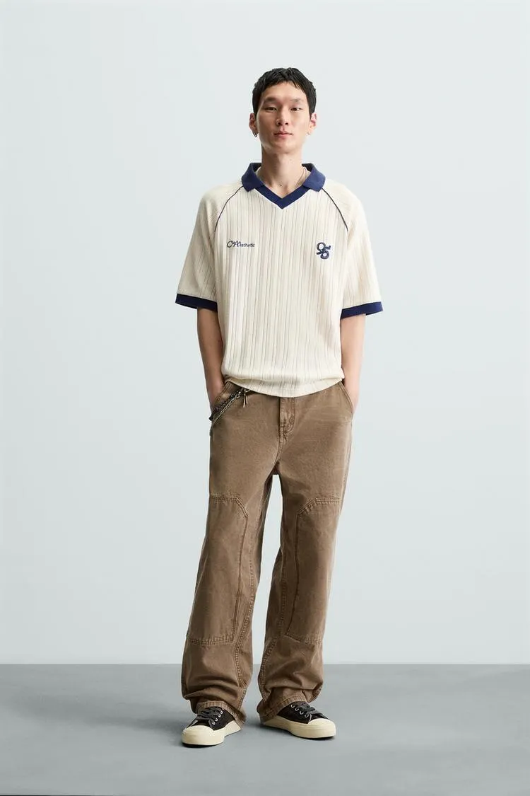 POLO JACQUARD BORDADOS