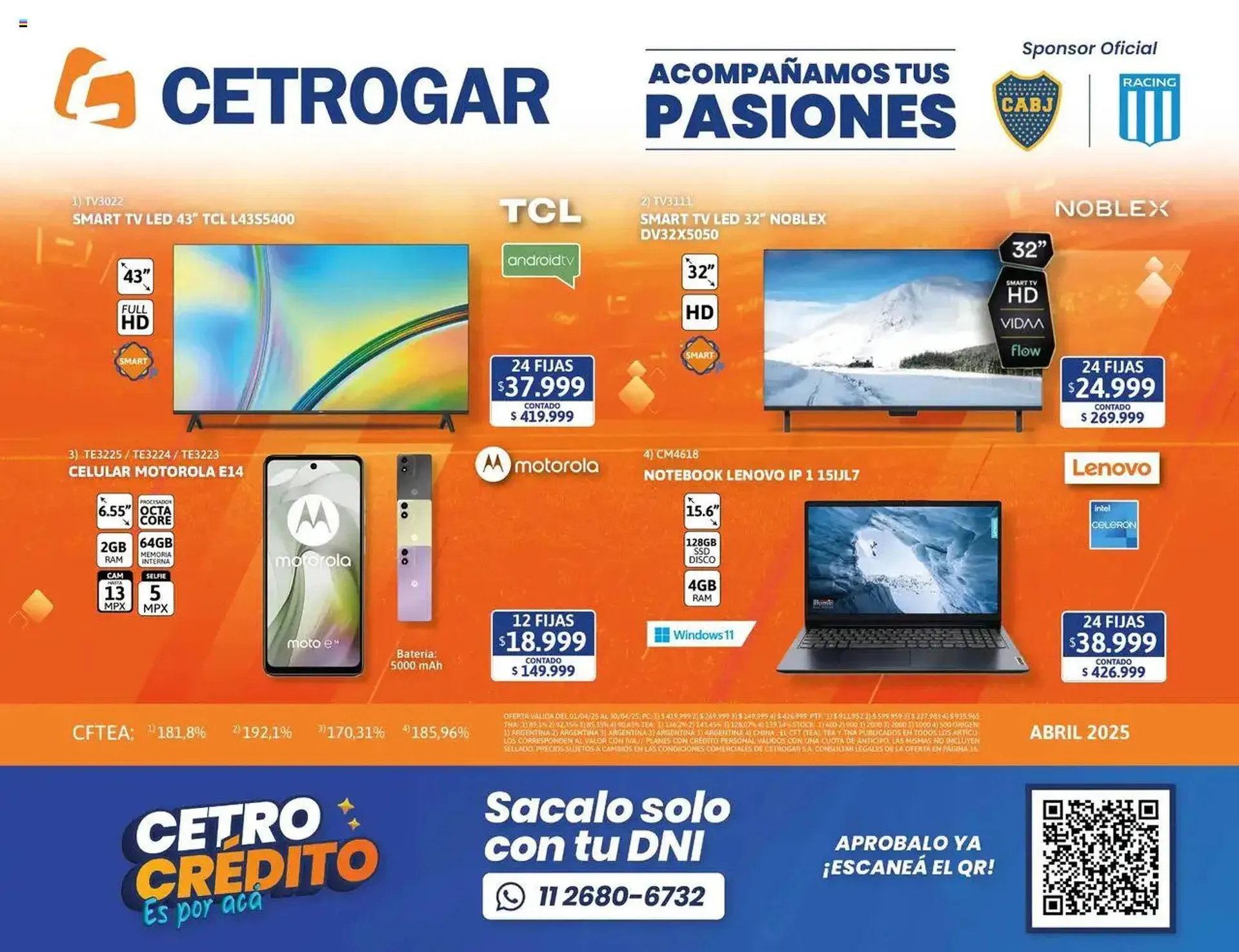 Ofertas de Catálogo Cetrogar 1 de abril al 30 de abril 2025 - Página 1 del catálogo