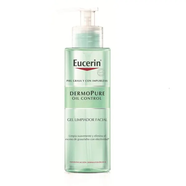 Gel Limpiador Diario Eucerin Dermopure Oil Control para Piel Grasa x 200 ml
