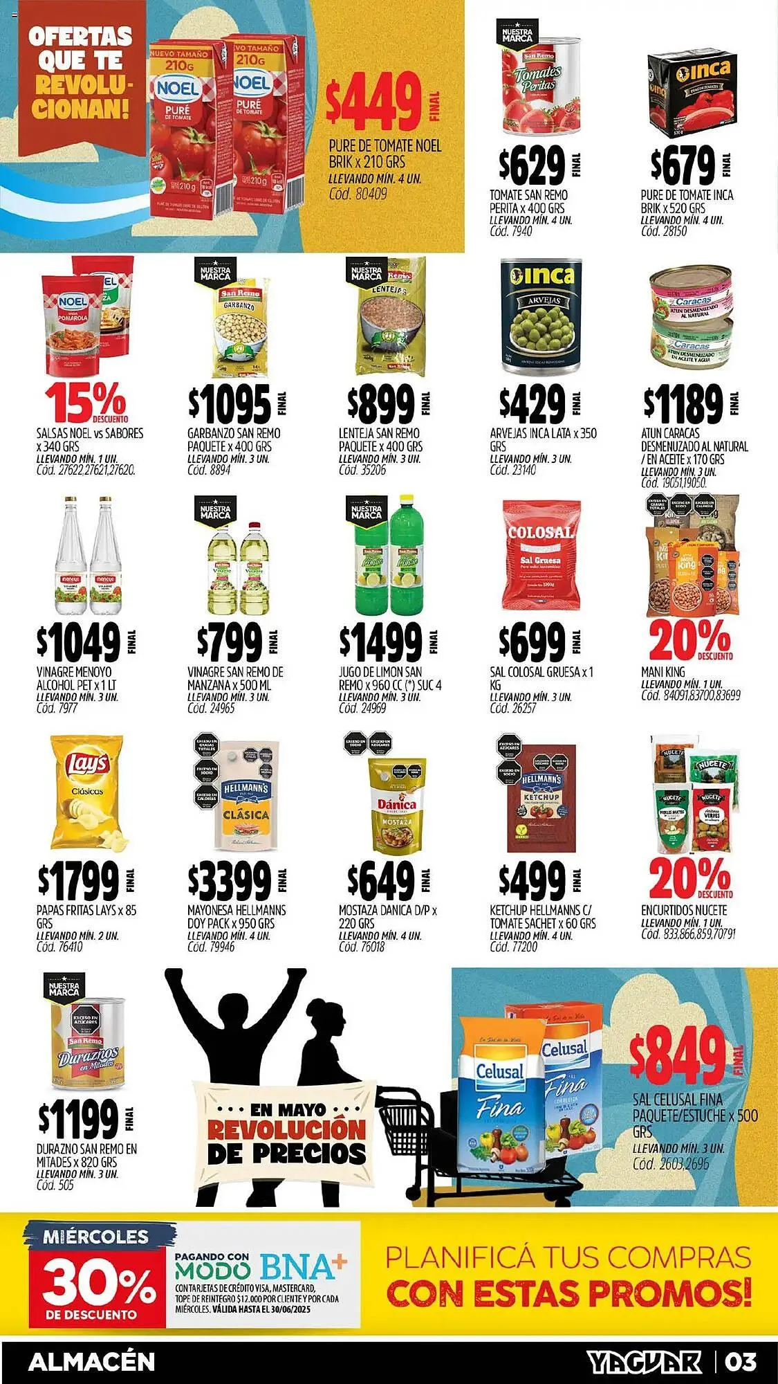 Ofertas de Catálogo Supermercados Yaguar 26 de mayo al 2 de junio 2025 - Página 3 del catálogo