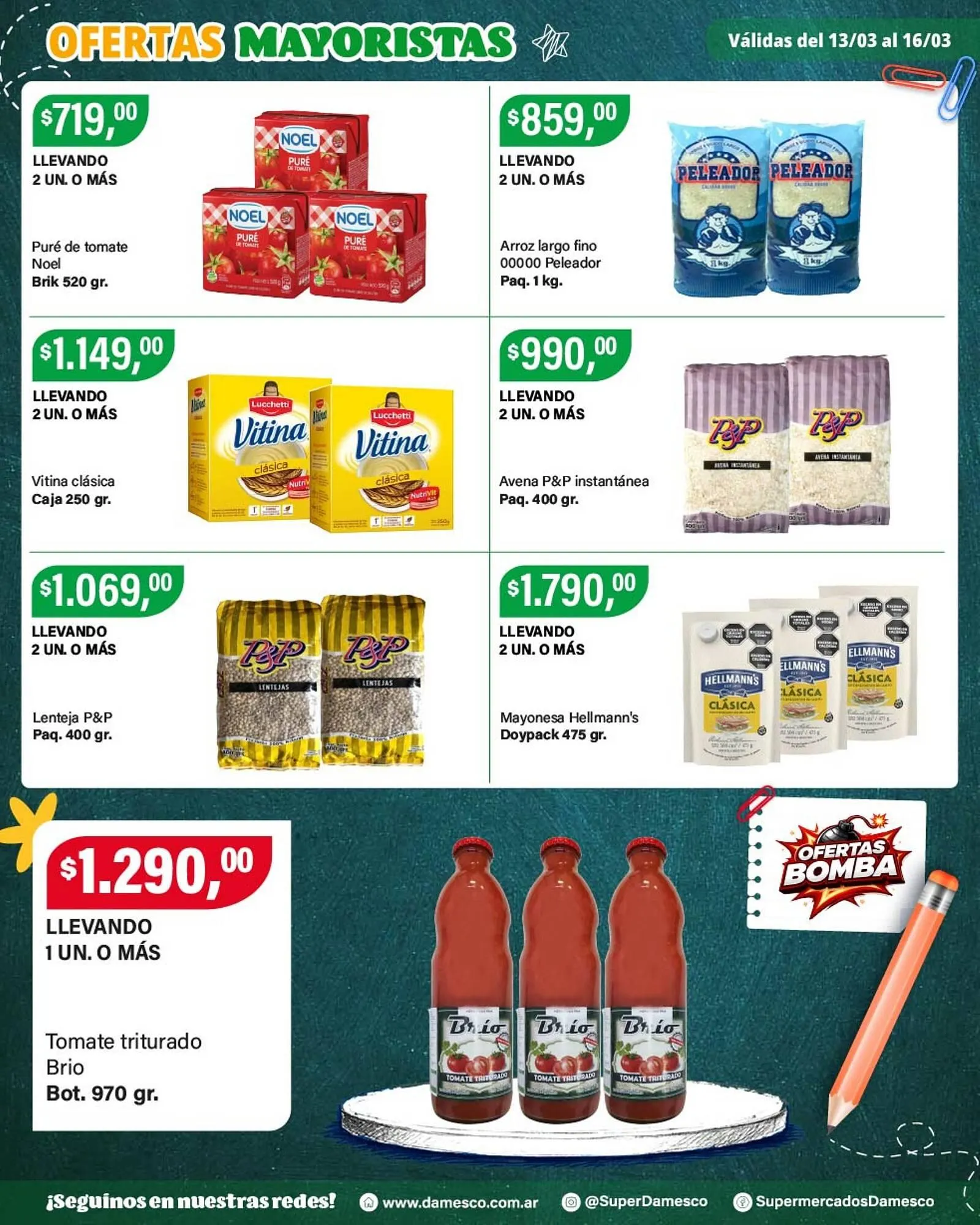 Ofertas de Catálogo Supermercados Damesco 13 de marzo al 16 de marzo 2026 - Página 3 del catálogo