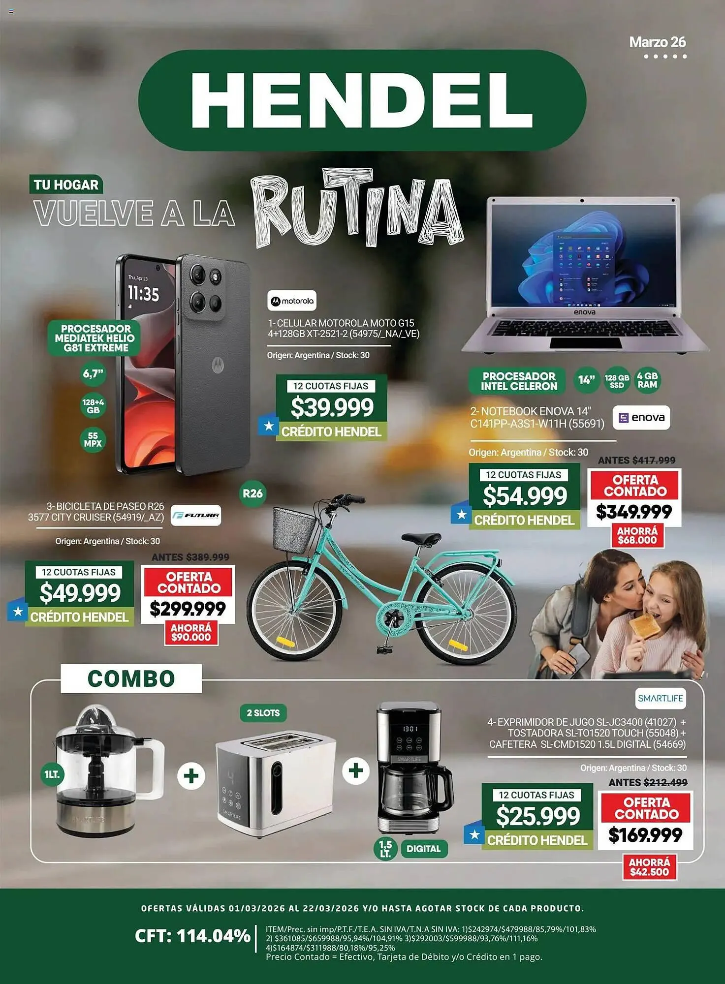 Ofertas de Catálogo Hendel 1 de marzo al 23 de marzo 2026 - Página 1 del catálogo