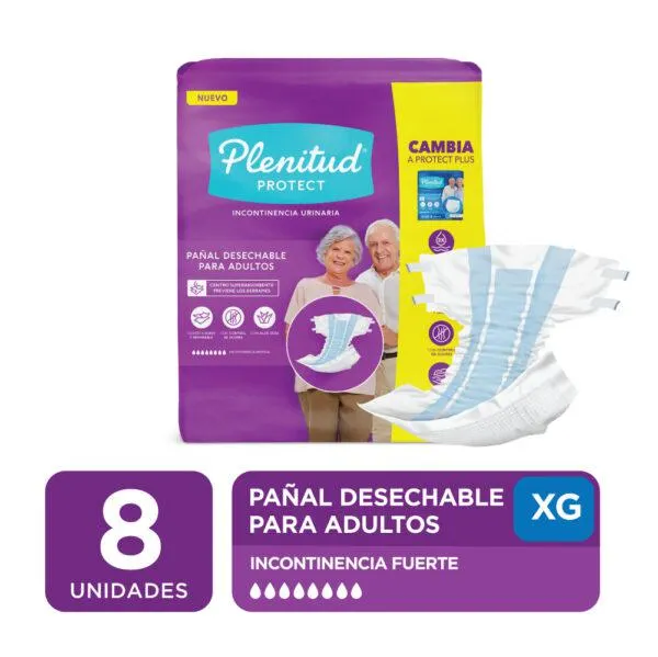 30241083 Pañal Plenitud Protect Xgde 8×8