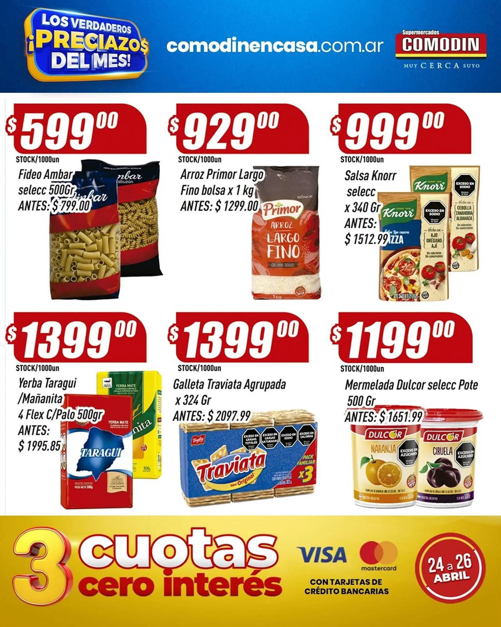 Ofertas de Catálogo Supermercados Comodin 24 de abril al 26 de abril 2026 - Página 3 del catálogo