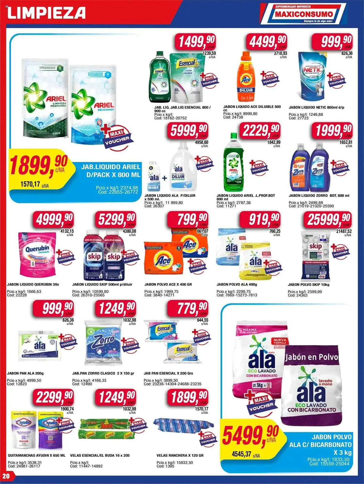 Ofertas de Catálogo Maxiconsumo 4 de agosto al 11 de agosto 2025 - Página 20 del catálogo