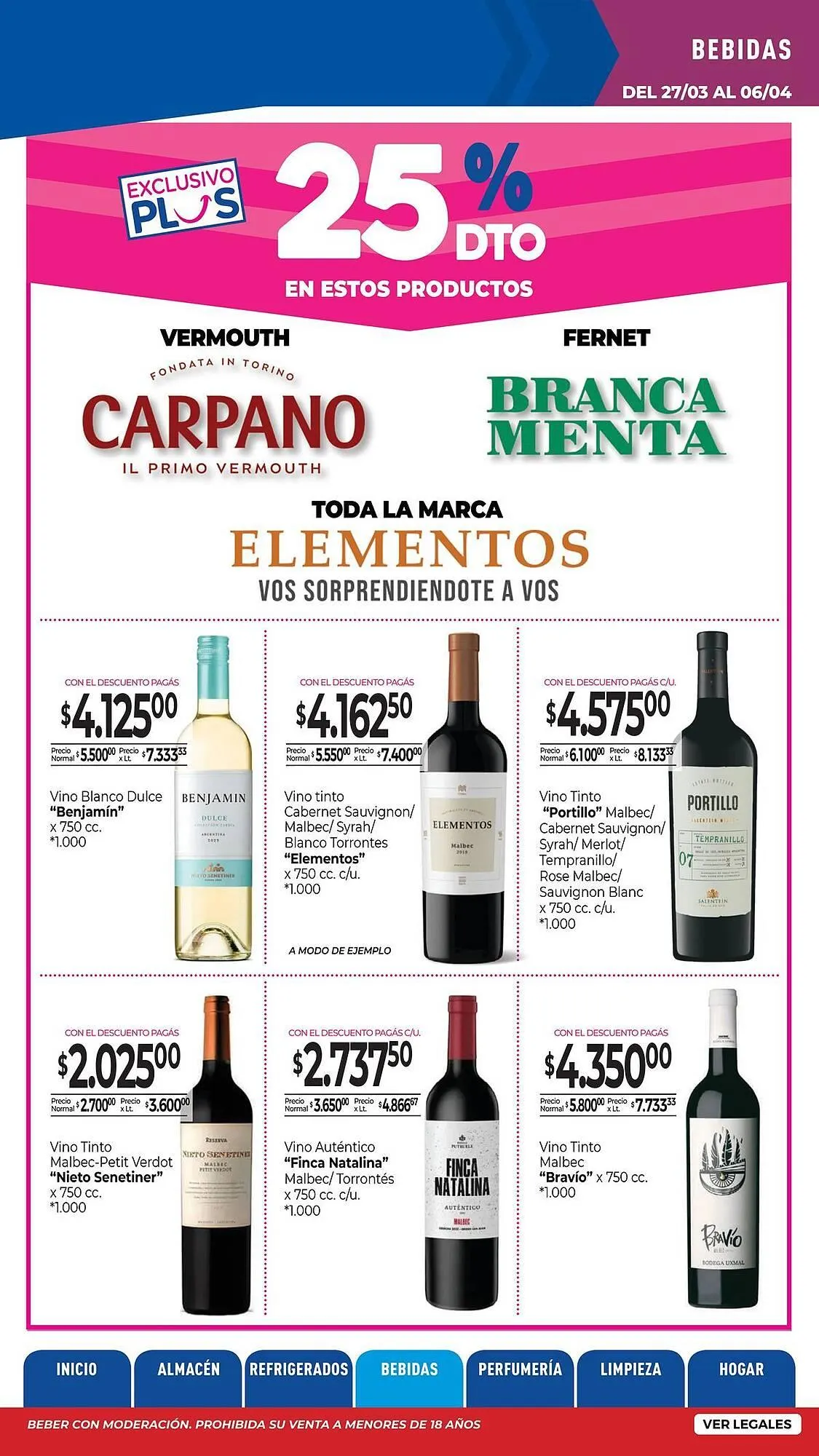 Ofertas de Catálogo La Anonima 27 de marzo al 6 de abril 2025 - Página 23 del catálogo