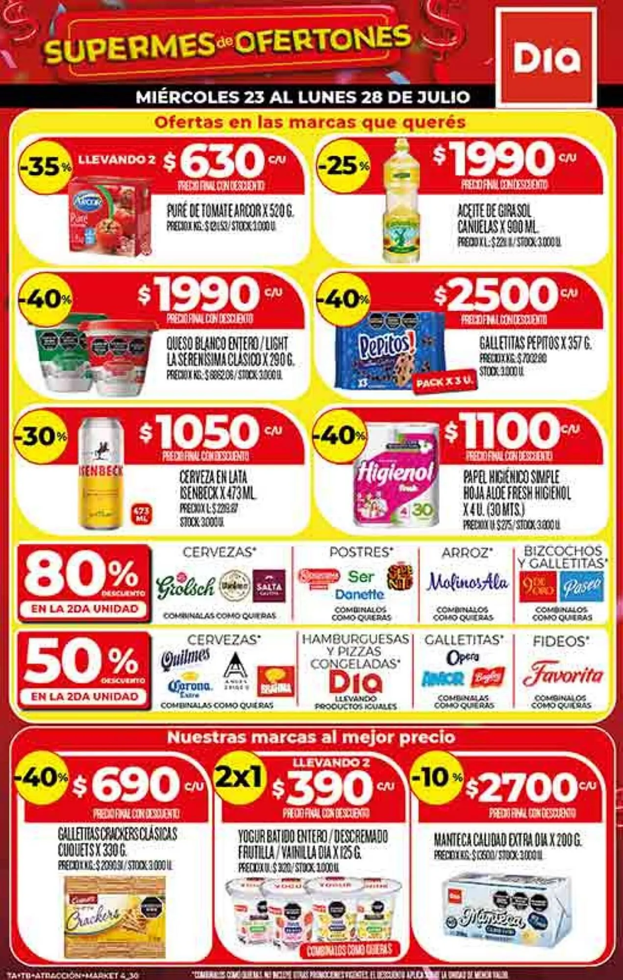 Ofertas de Catálogo Supermercados DIA 22 de julio al 28 de julio 2025 - Página 1 del catálogo