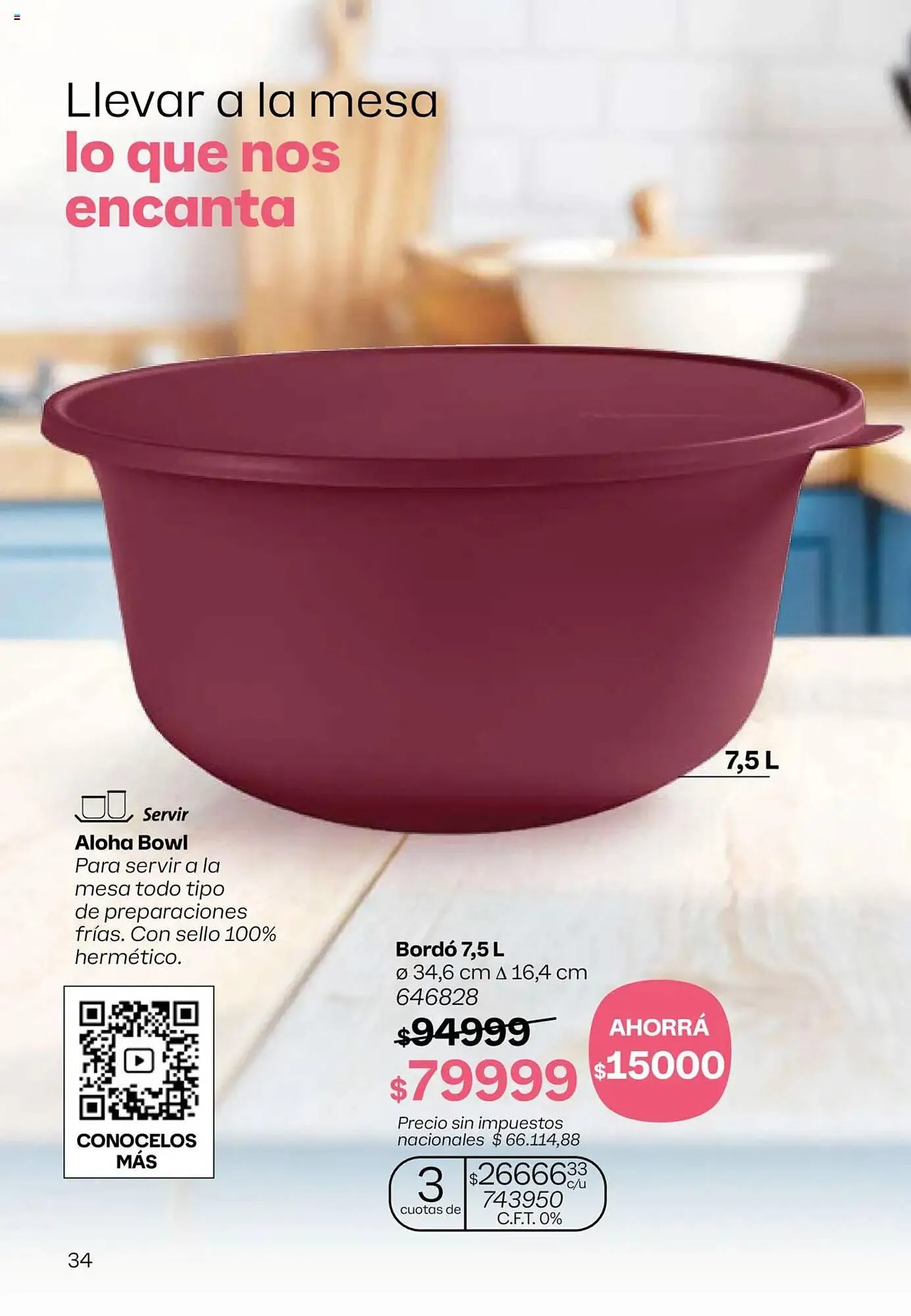 Ofertas de Folleto Tupperware 13 de octubre al 3 de noviembre 2025 - Página 35 del catálogo