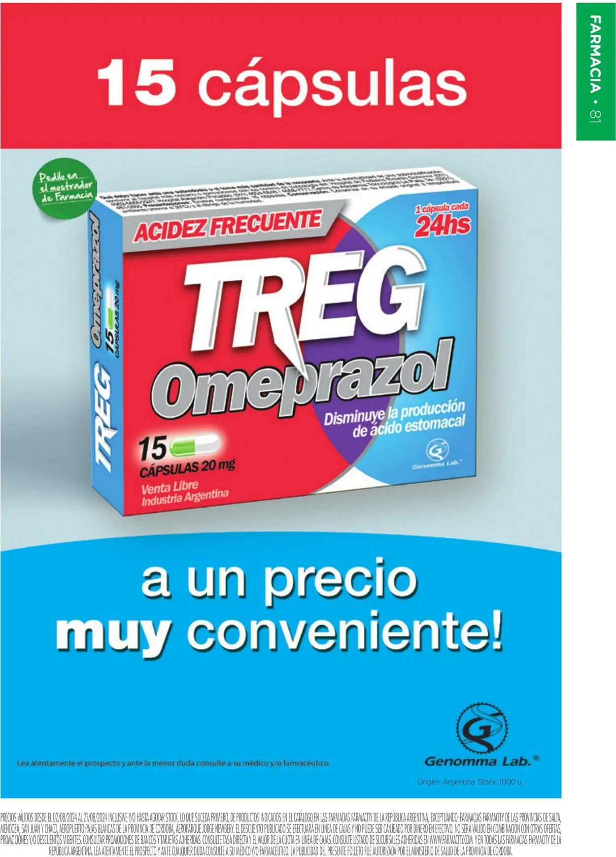 Ofertas de Farmacity 1 de agosto al 31 de agosto 2024 - Página 81 del catálogo