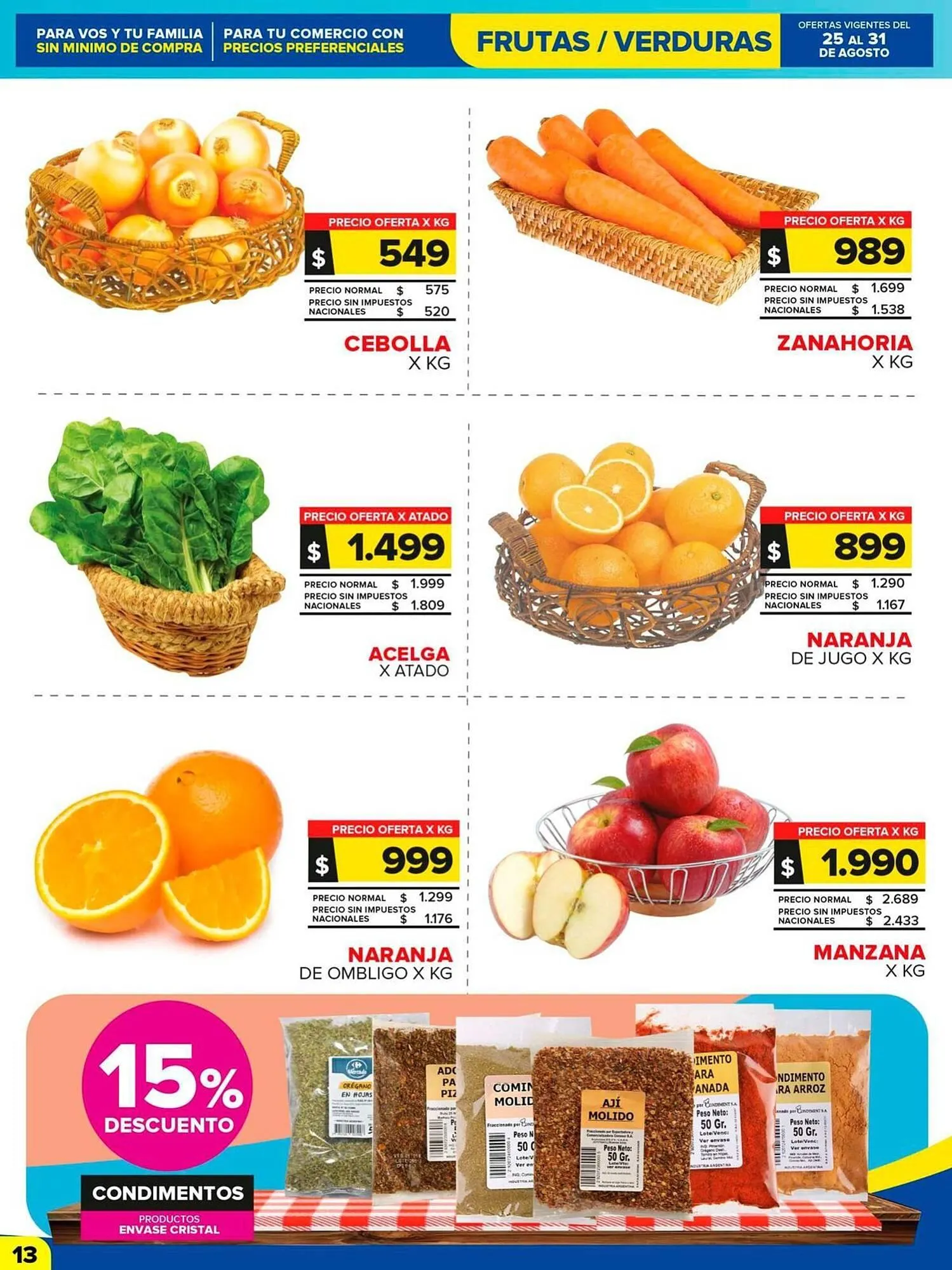 Ofertas de Catálogo Carrefour Maxi 25 de agosto al 31 de agosto 2025 - Página 13 del catálogo