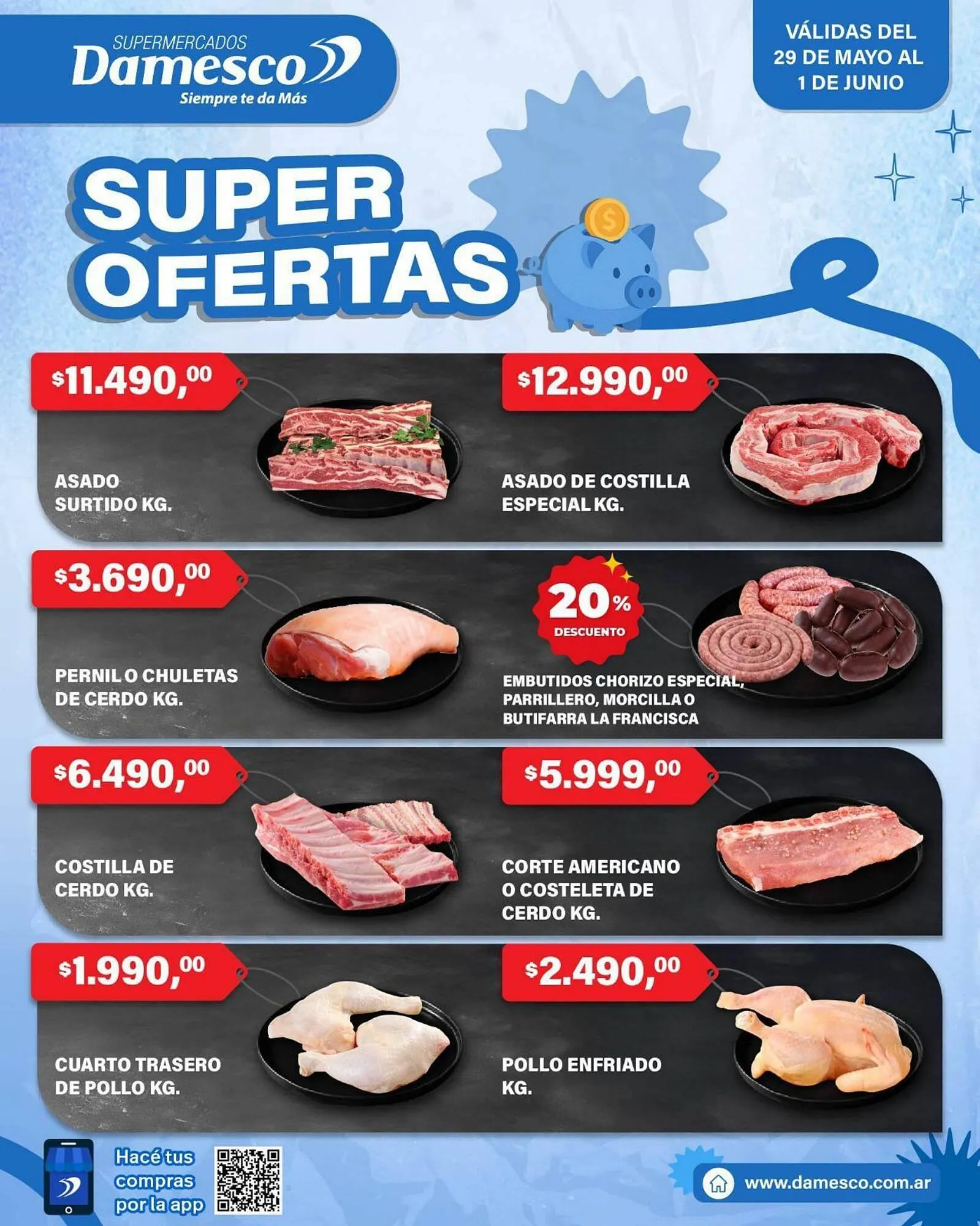 Ofertas de Catálogo Supermercados Damesco 29 de mayo al 1 de junio 2025 - Página 1 del catálogo