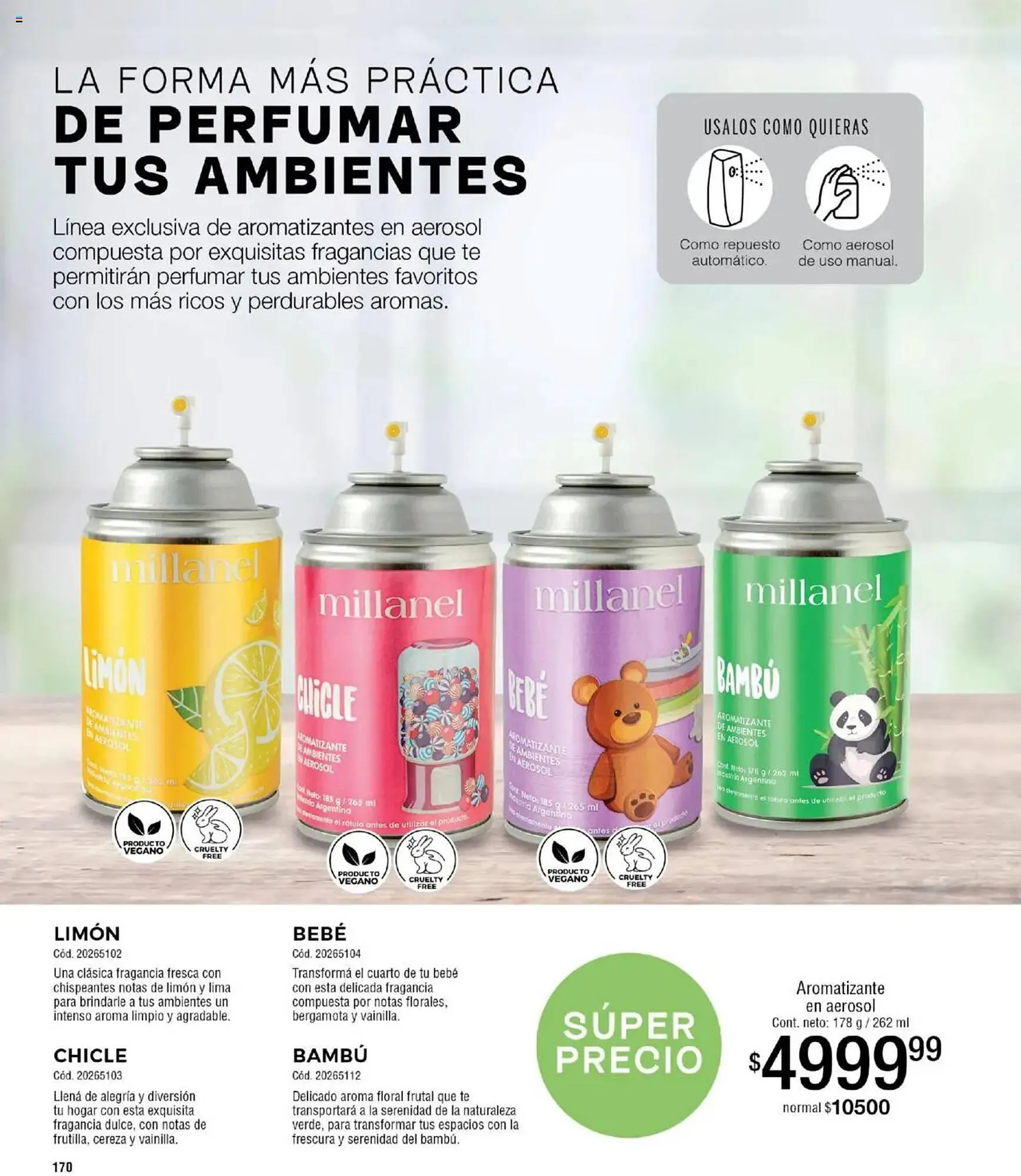 Ofertas de Catálogo Millanel Cosmética 31 de marzo al 27 de abril 2025 - Página 170 del catálogo