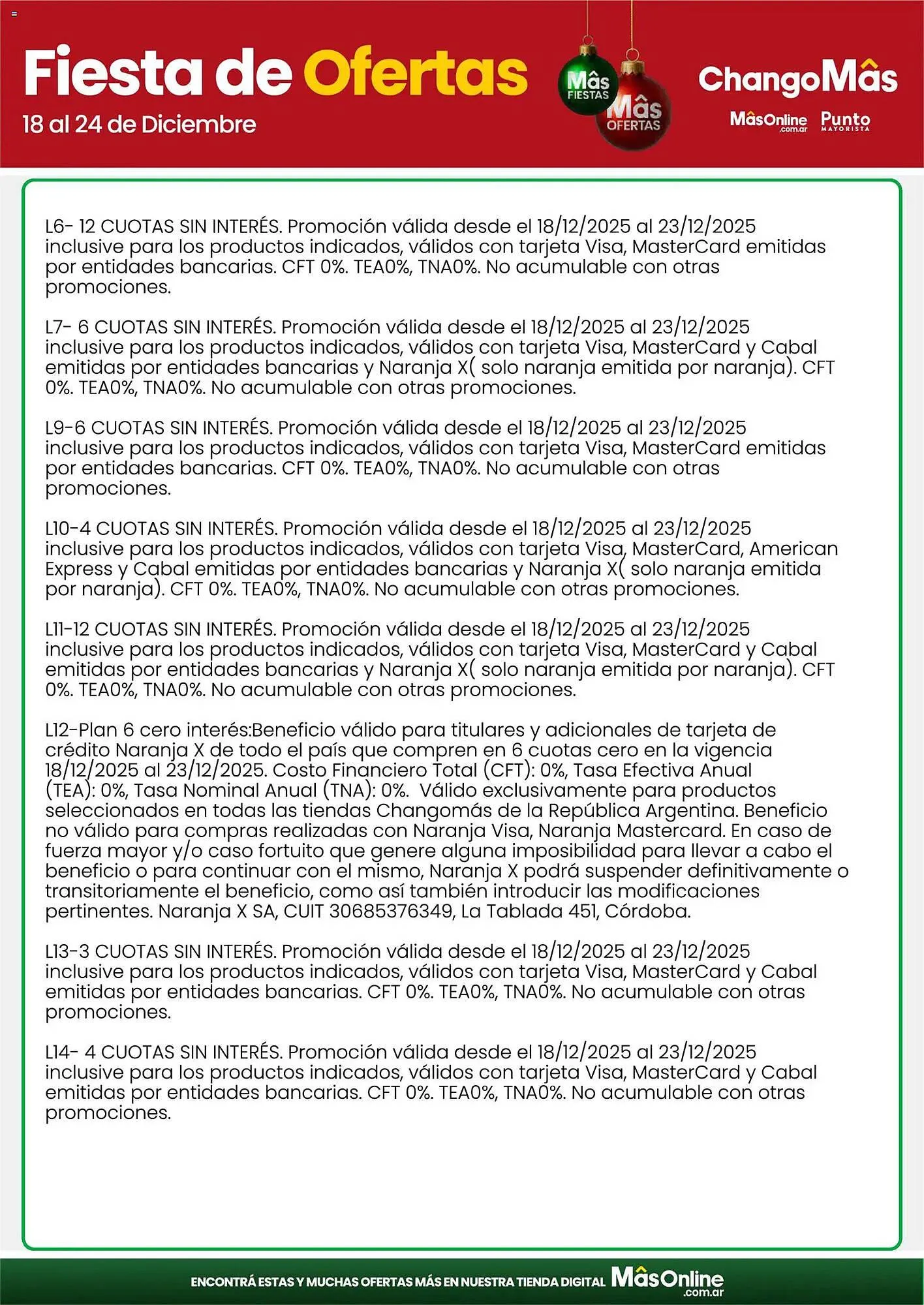 Ofertas de Catálogo Changomas 18 de diciembre al 23 de diciembre 2025 - Página 24 del catálogo