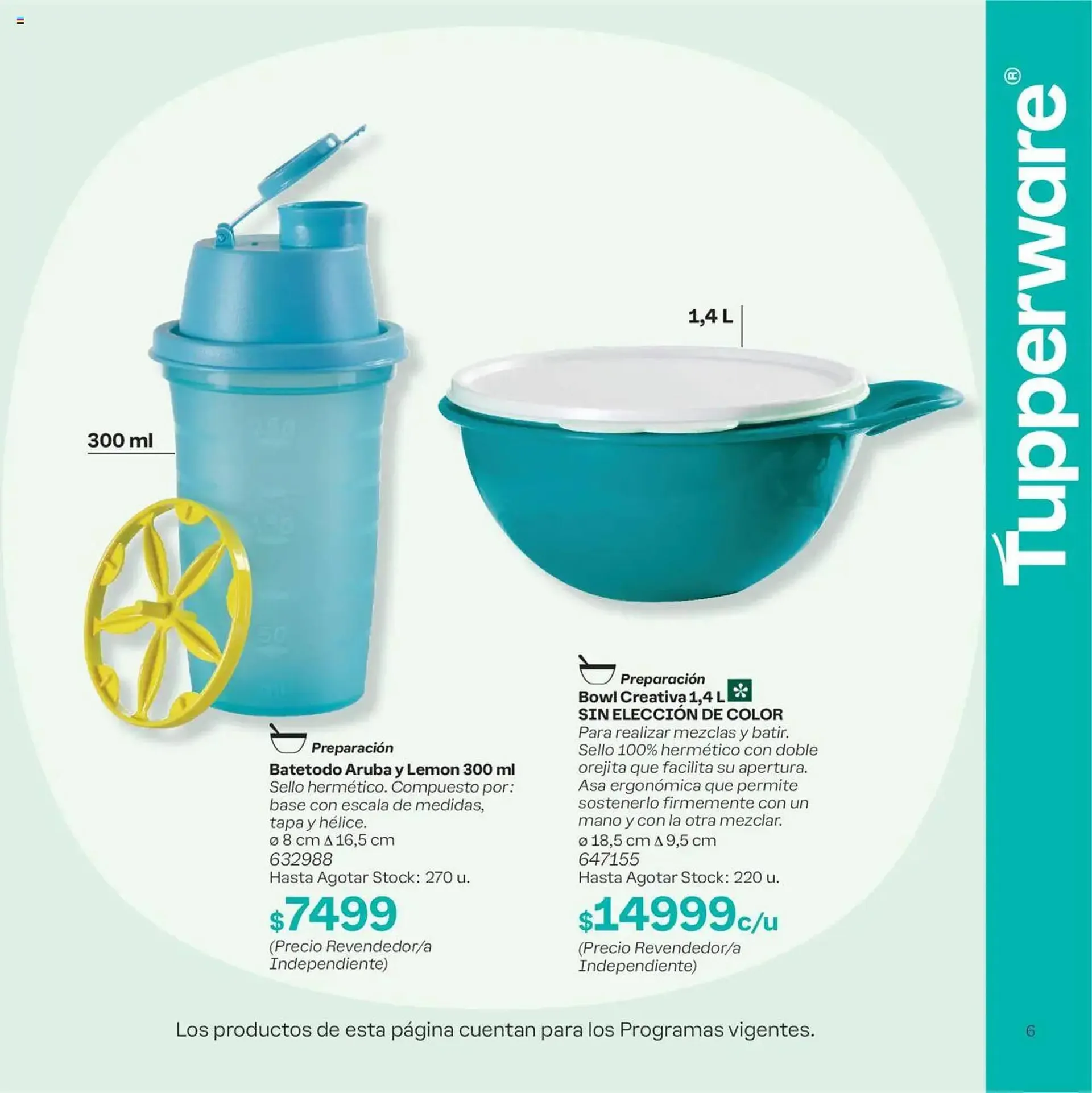 Ofertas de Folleto Tupperware 15 de septiembre al 22 de septiembre 2025 - Página 6 del catálogo