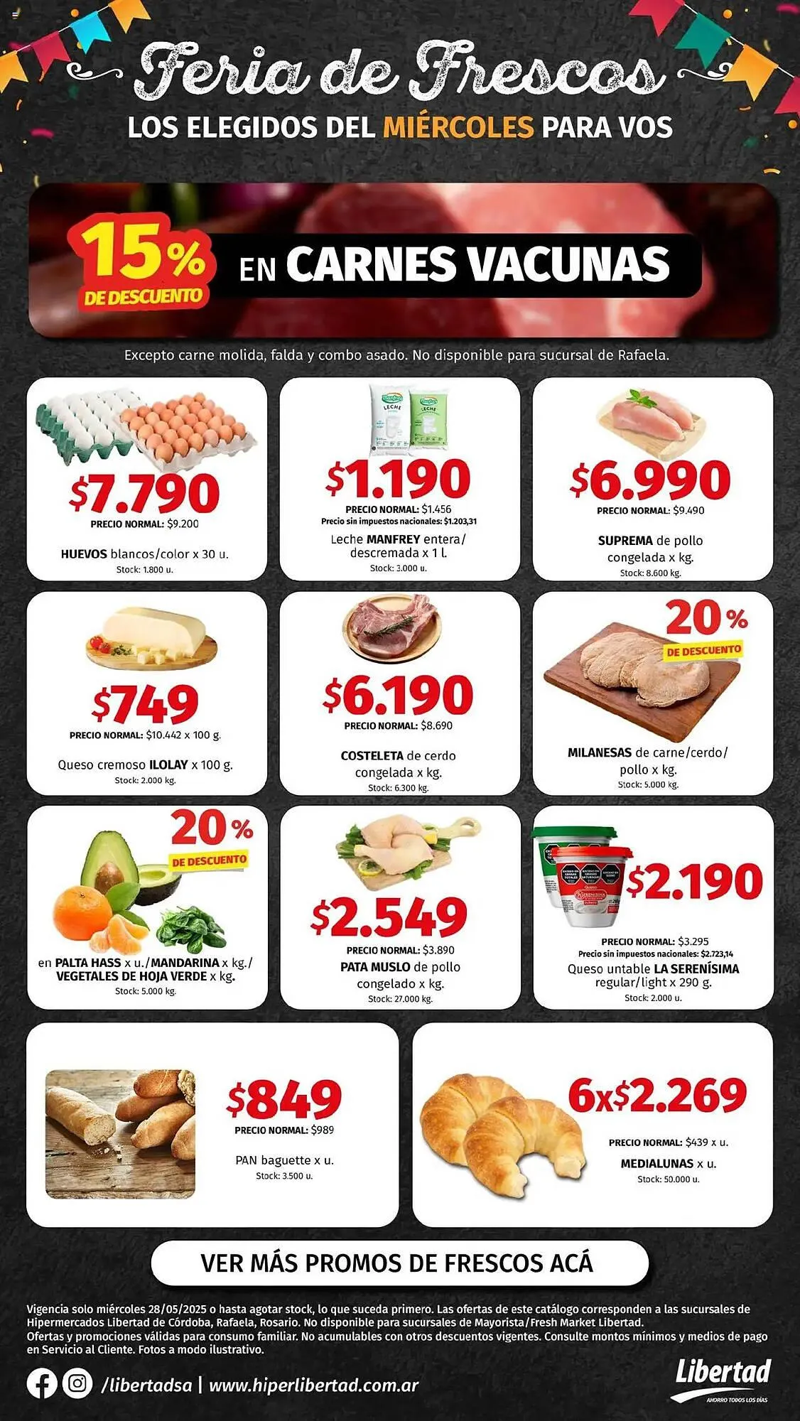 Ofertas de Catálogo Hipermercado Libertad 28 de mayo al 29 de mayo 2025 - Página 1 del catálogo