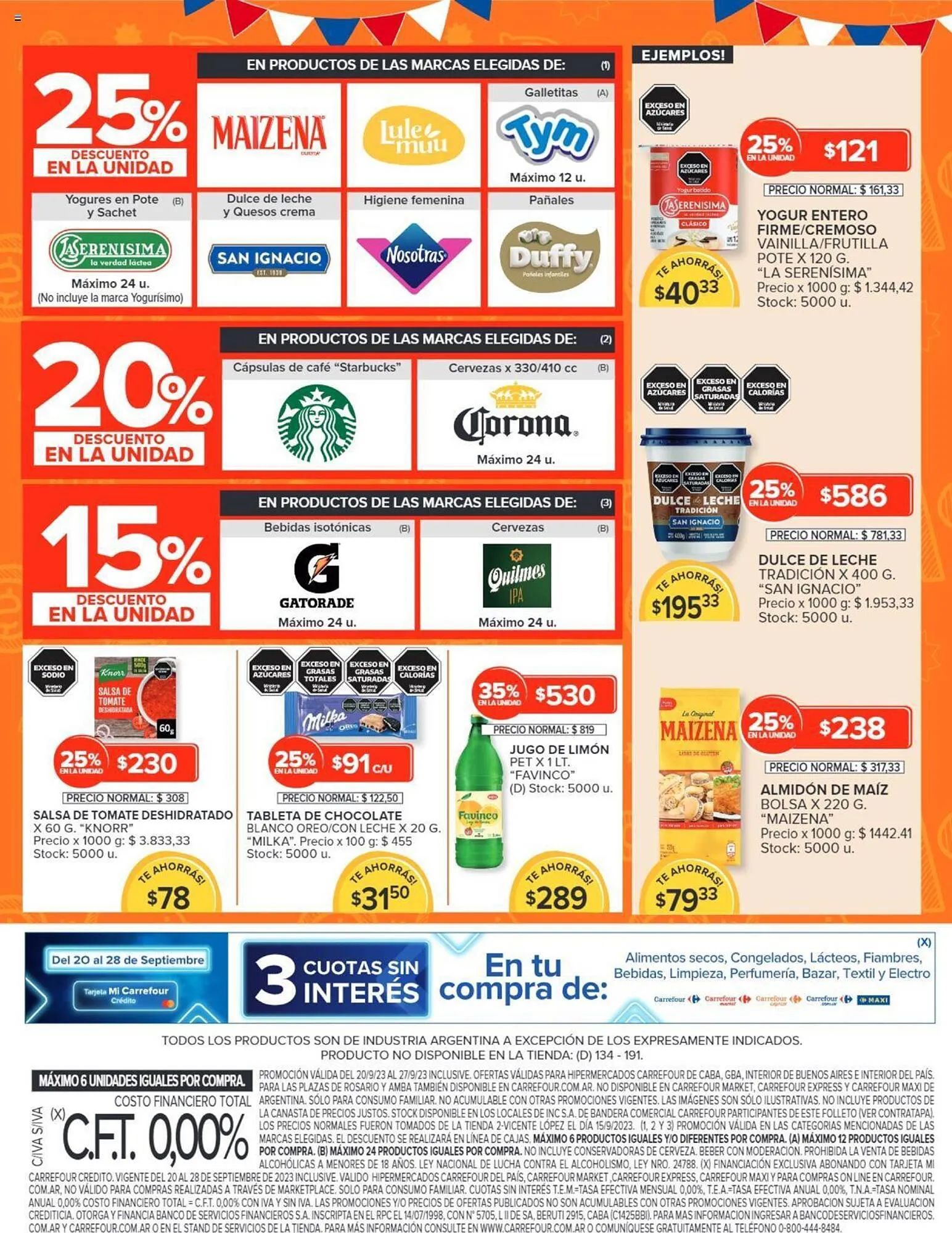Ofertas de Catálogo Carrefour 20 de septiembre al 27 de septiembre 2023 - Página 8 del catálogo