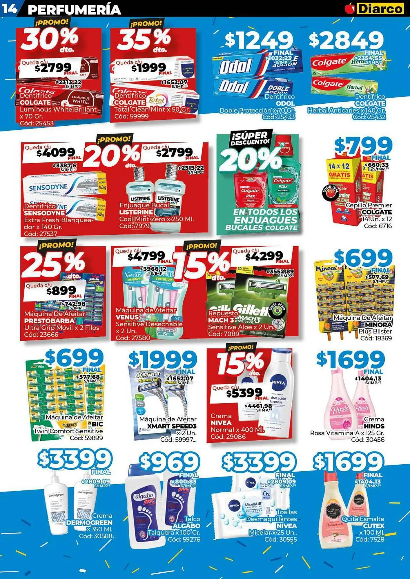 Ofertas de Catálogo Diarco 12 de mayo al 18 de mayo 2025 - Página 14 del catálogo