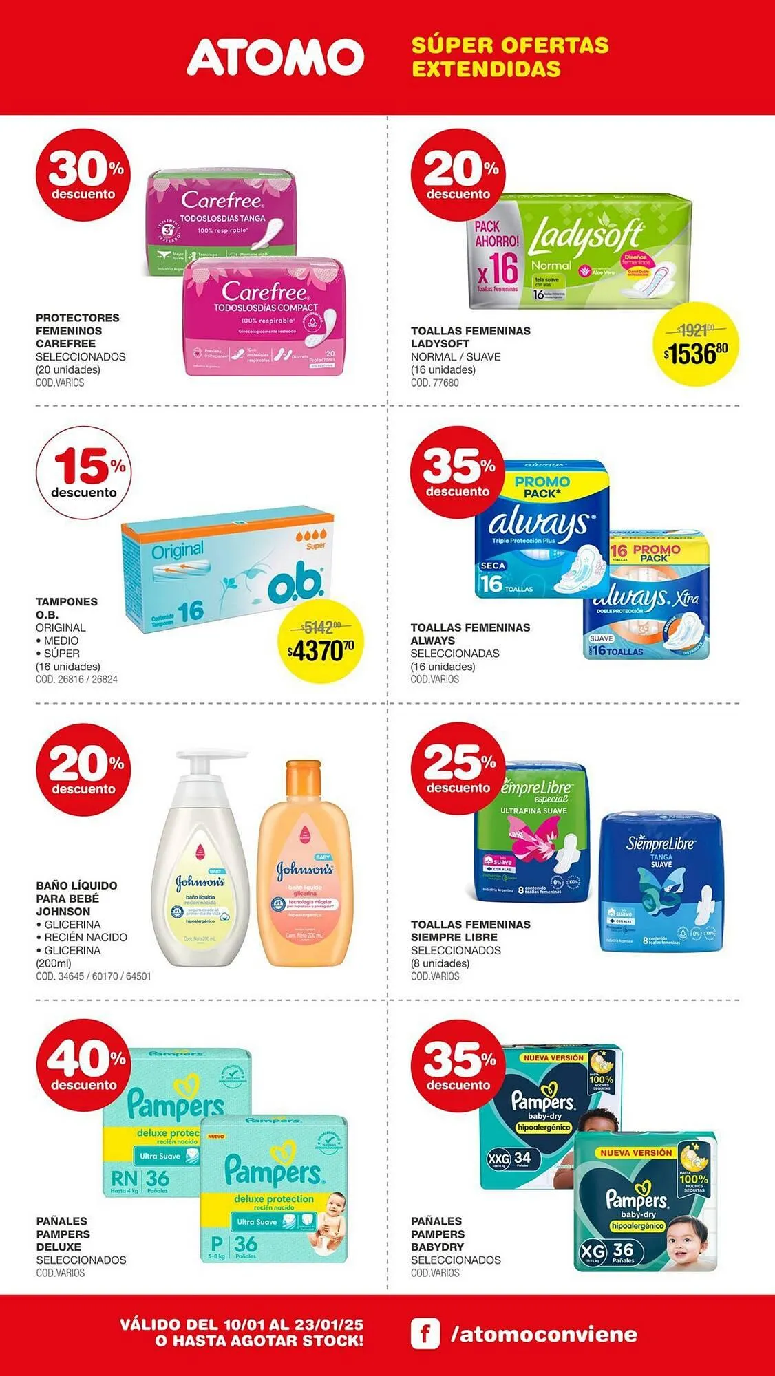 Ofertas de Catálogo Atomo Conviene 10 de enero al 16 de enero 2025 - Página 10 del catálogo