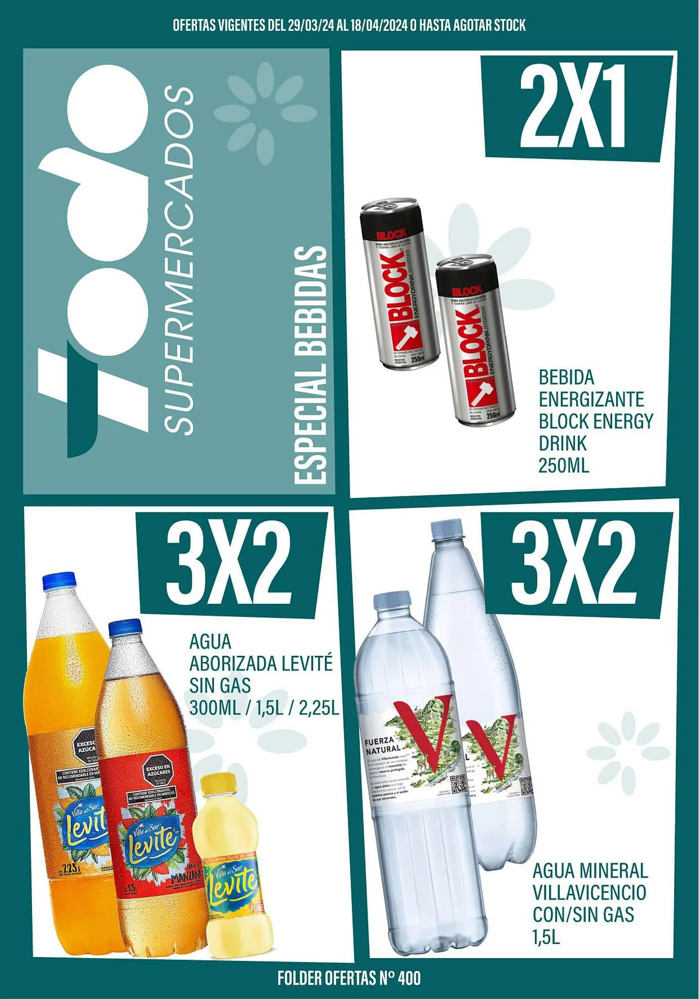 Ofertas de Catálogo Supermercados Todo 29 de marzo al 18 de abril 2024 - Página 1 del catálogo