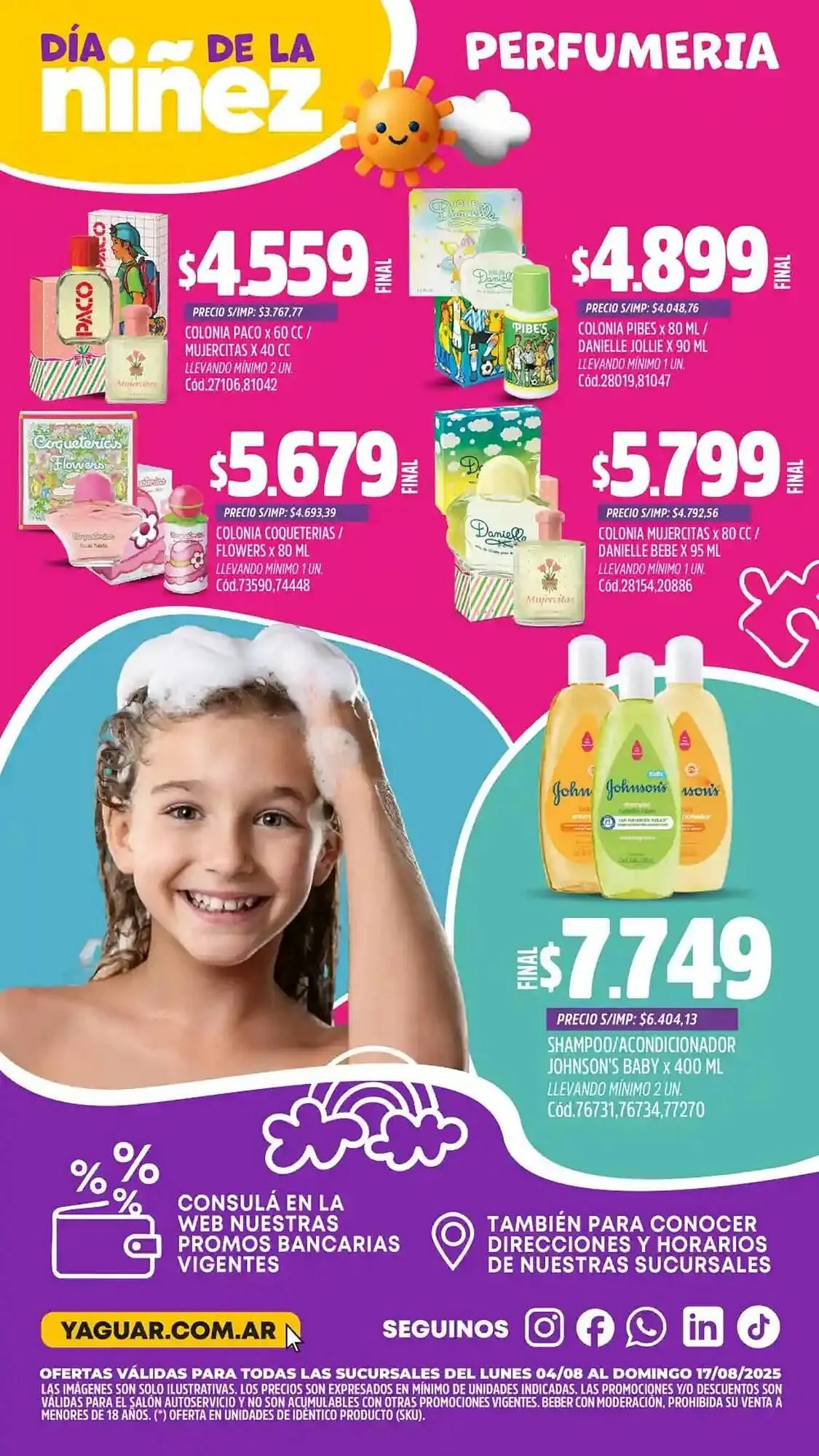 Ofertas de Catálogo Supermercados Yaguar 4 de agosto al 11 de agosto 2025 - Página 43 del catálogo