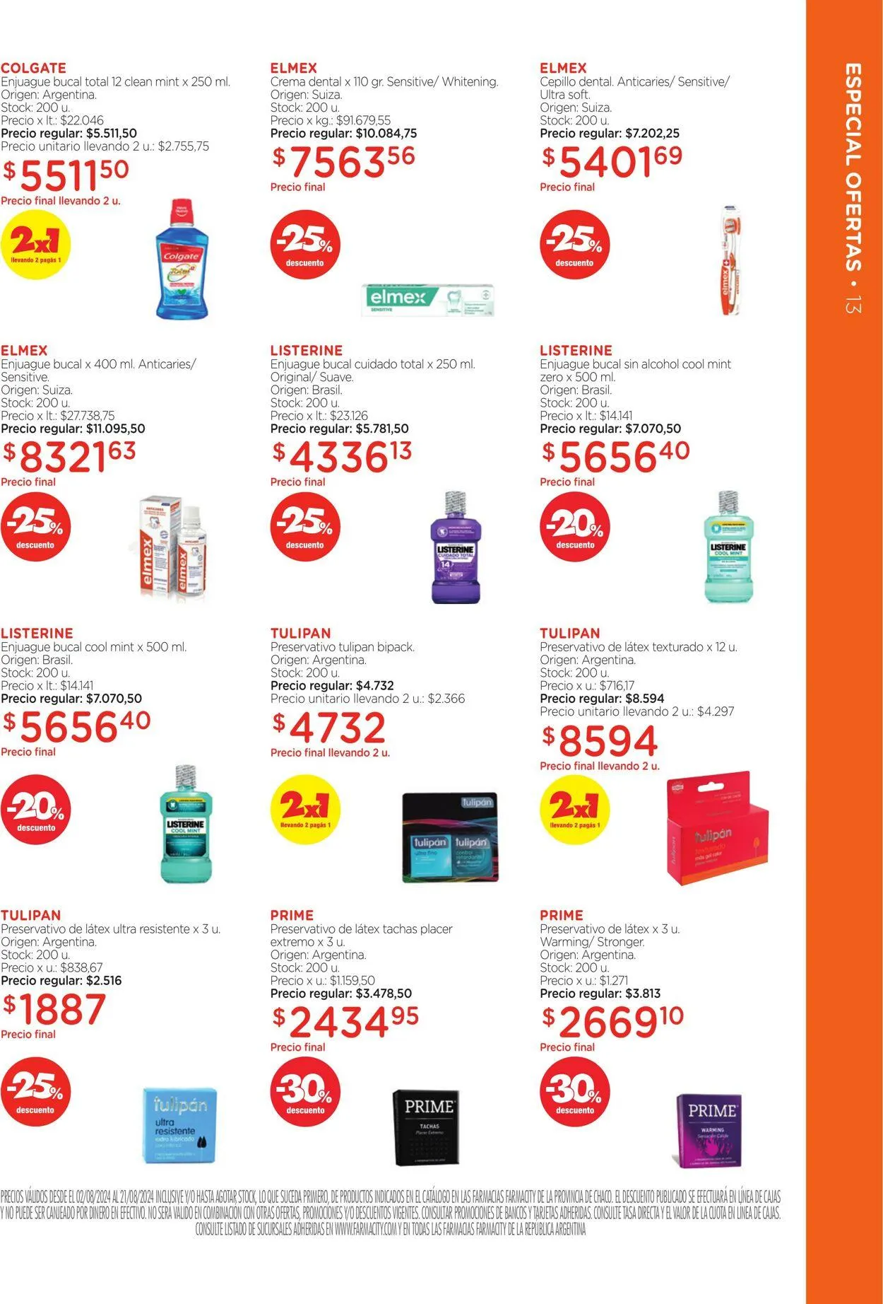 Ofertas de Farmacity 1 de agosto al 31 de agosto 2024 - Página 13 del catálogo