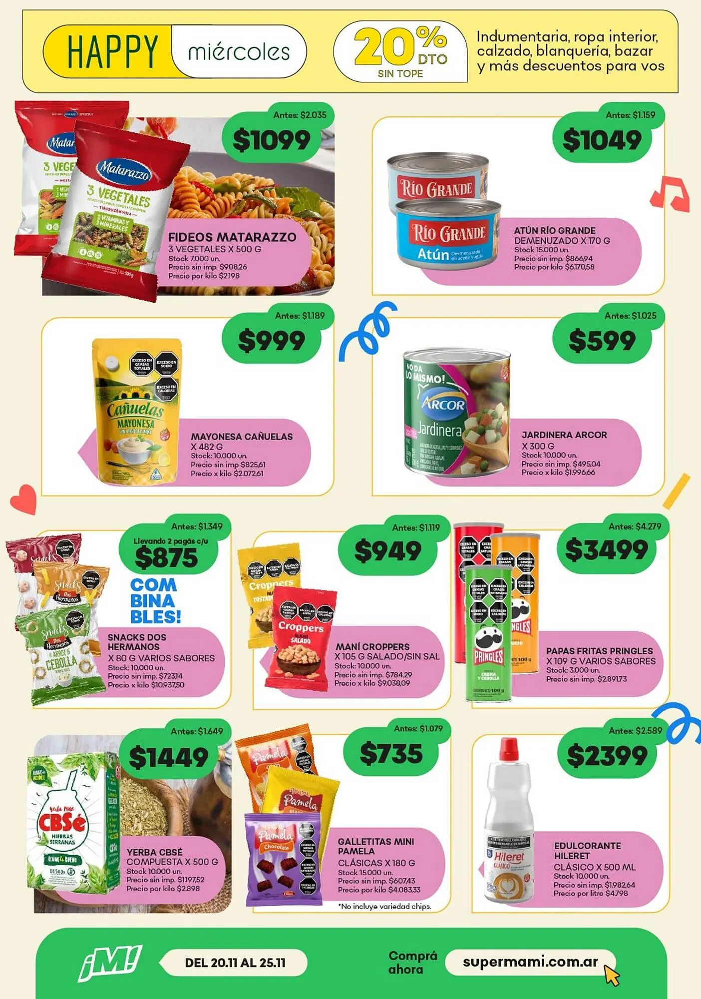 Ofertas de Catálogo Super MAMI 20 de noviembre al 25 de noviembre 2025 - Página 2 del catálogo