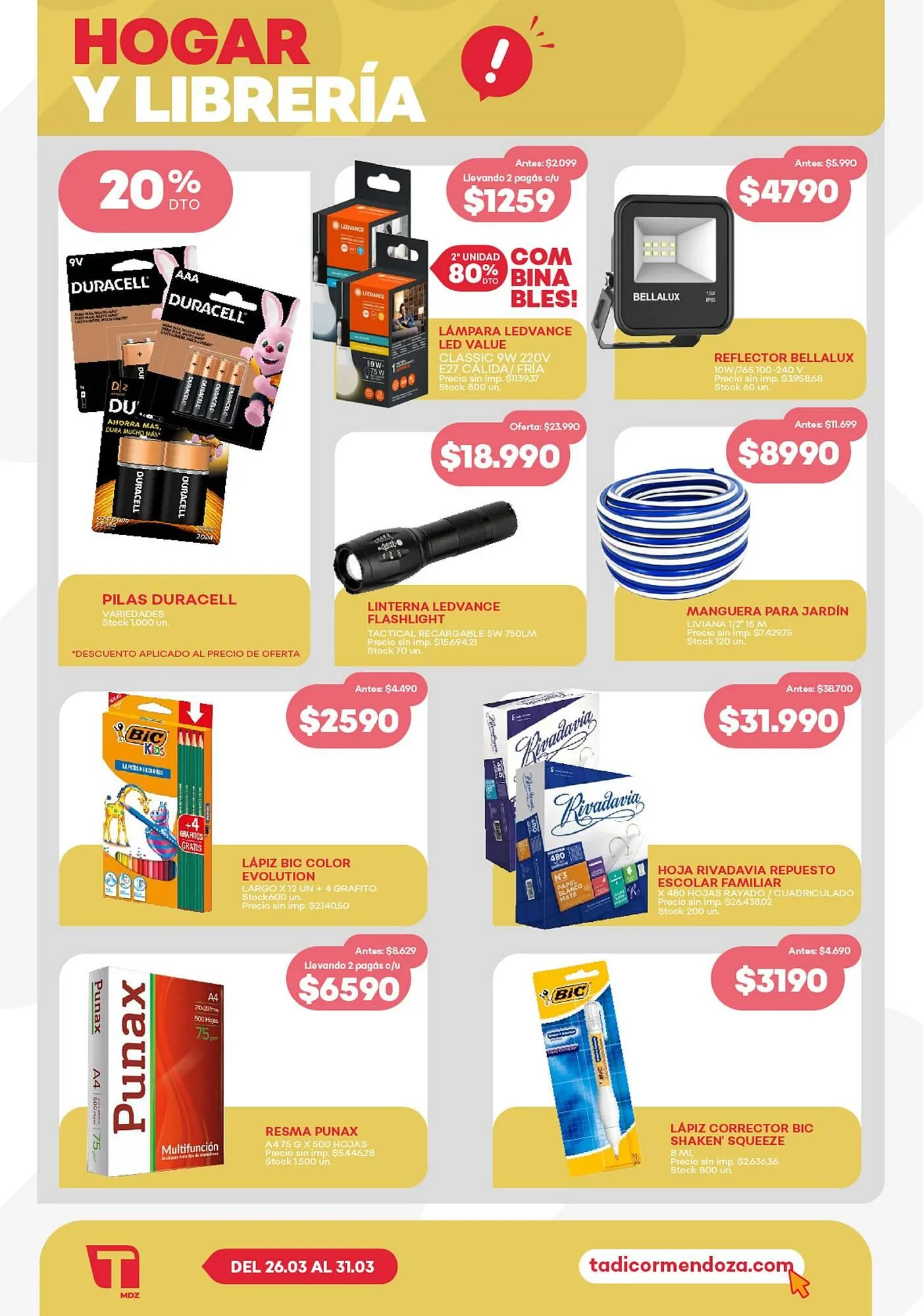 Ofertas de Catálogo Supermercados Tadicor 25 de marzo al 31 de marzo 2026 - Página 11 del catálogo