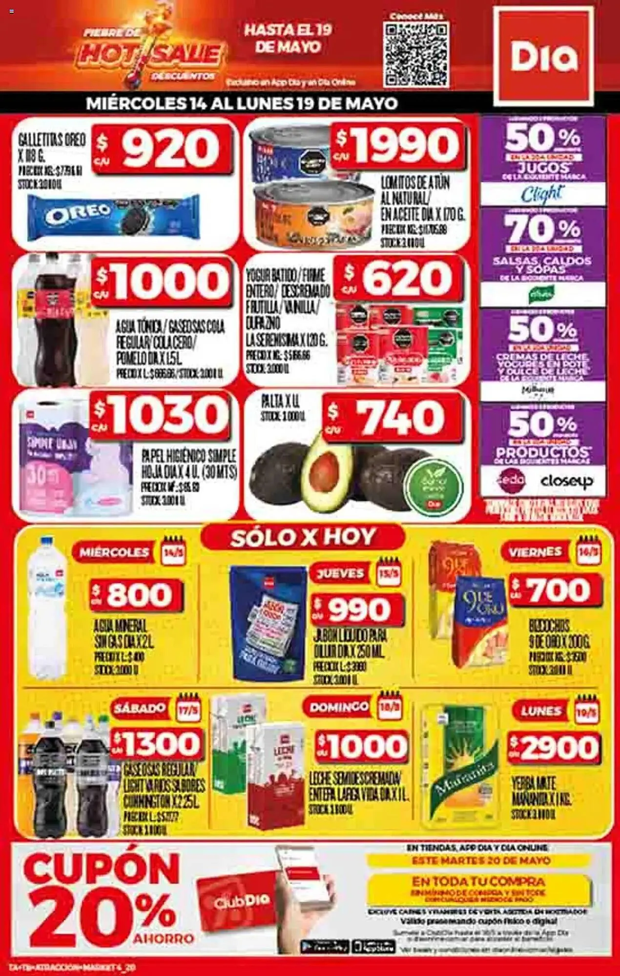 Ofertas de Catálogo Supermercados DIA 14 de mayo al 19 de mayo 2025 - Página 1 del catálogo