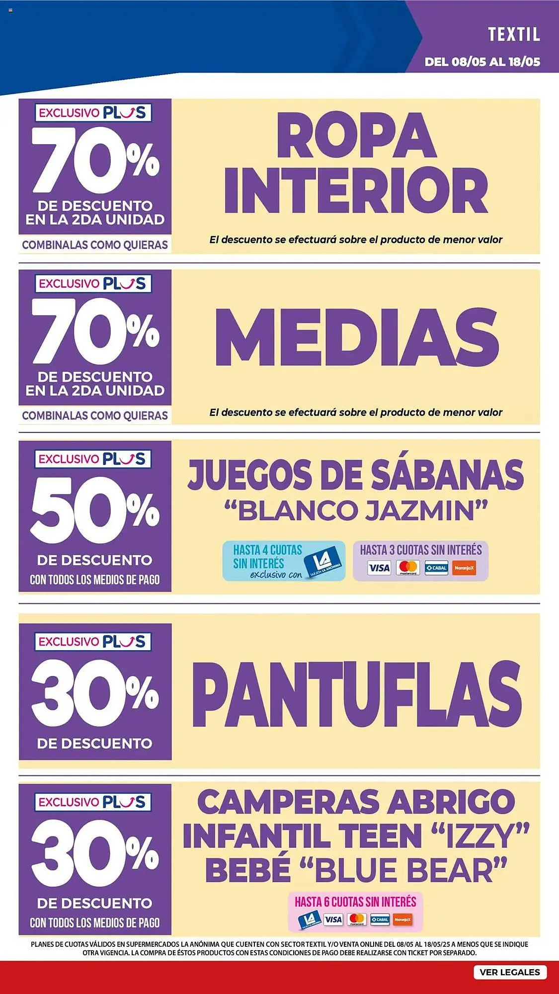 Ofertas de Catálogo La Anonima 8 de mayo al 18 de mayo 2025 - Página 37 del catálogo