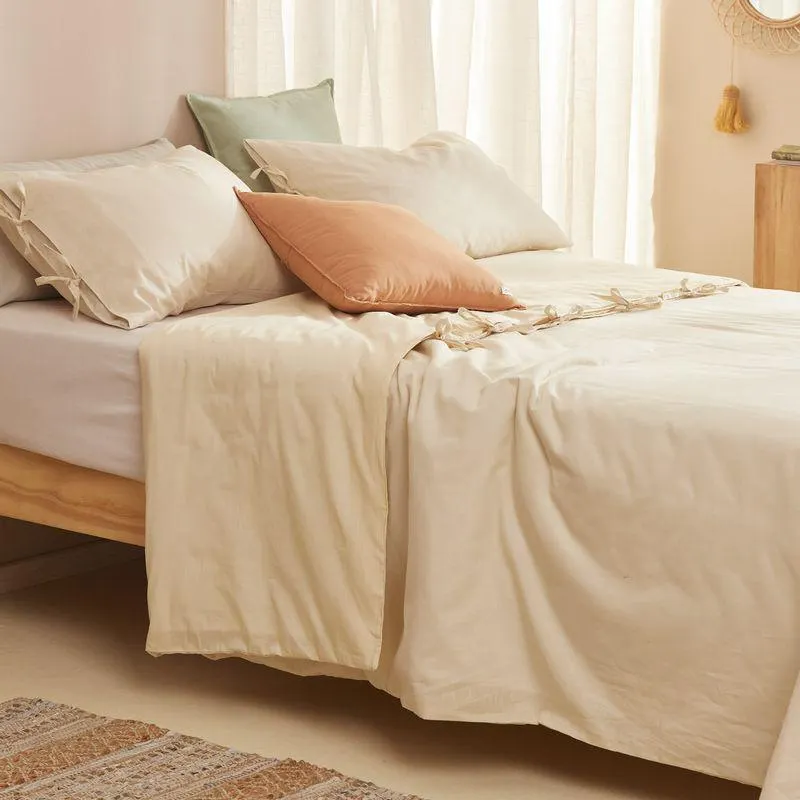 Funda de Acolchado Queen Size Cáñamo