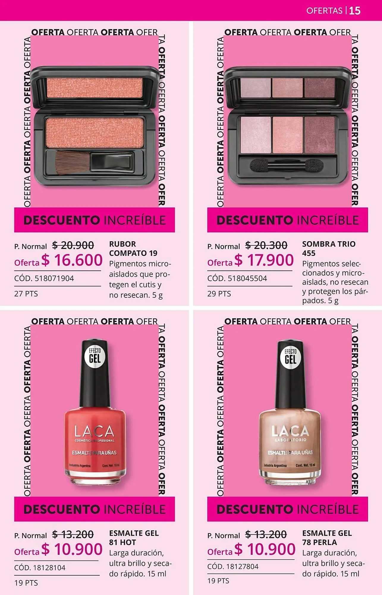 Ofertas de Catálogo Laboratorio LACA 2 de diciembre al 31 de diciembre 2024 - Página 15 del catálogo