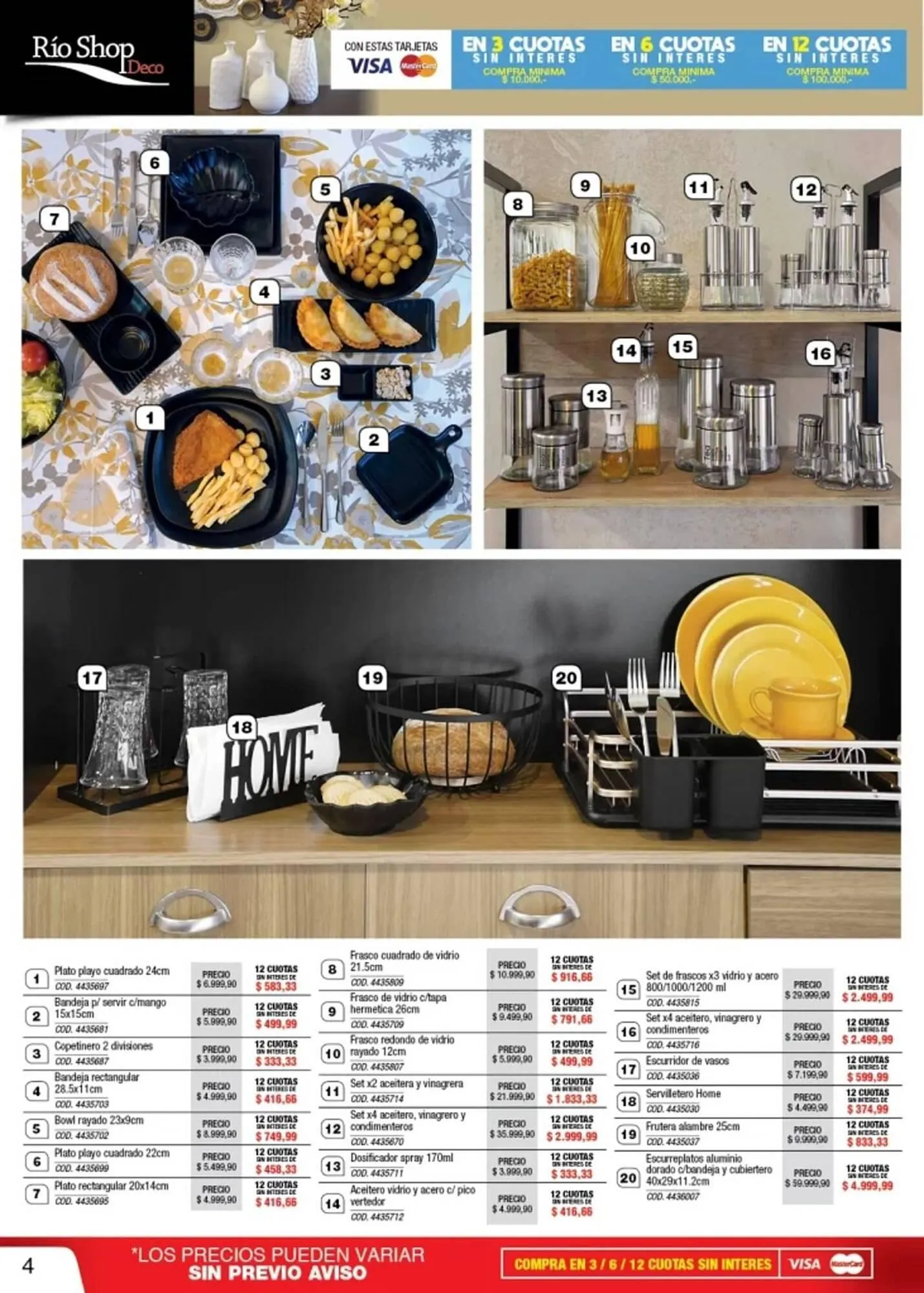 Ofertas de Catálogo Rio Shop Deco 1 de julio al 31 de julio 2025 - Página 4 del catálogo