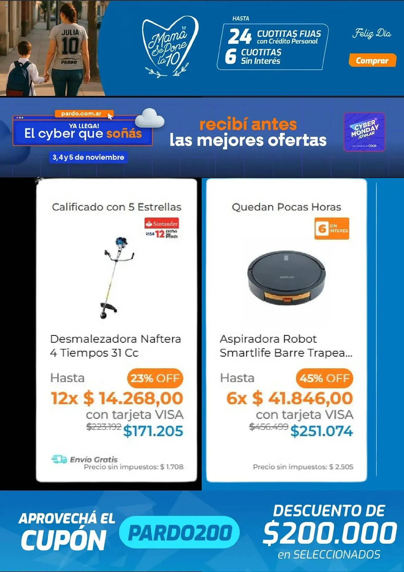 Ofertas de Catálogo Pardo Hogar 27 de octubre al 23 de diciembre 2025 - Página 3 del catálogo