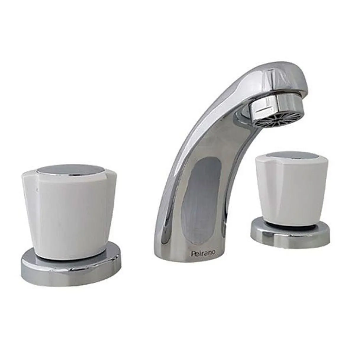 Set Grifería Lavatorio + Bidet + Ducha Bimando Cromado Básica Plus Peirano